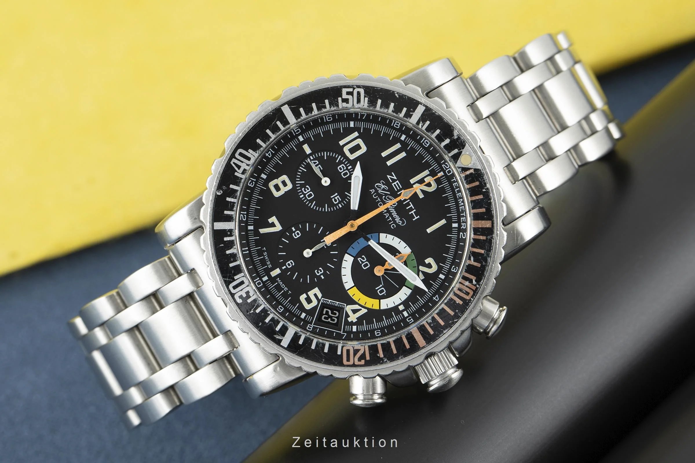 Zenith El Primero chronograph steel automatic men's watch 02.0480.405 LP: 8300EUR  [2108981] - Image 2