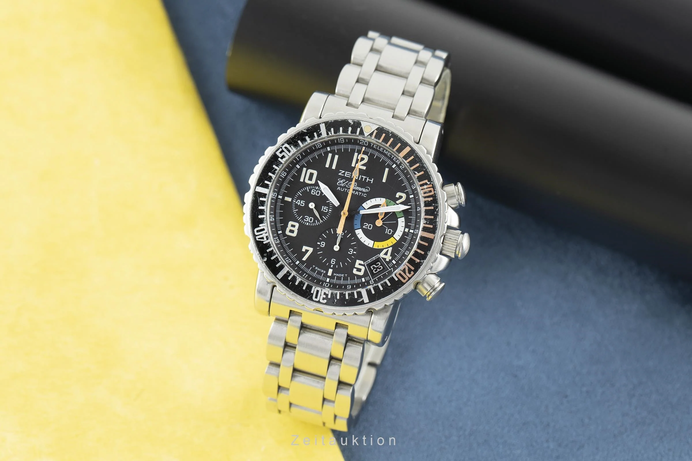 Zenith El Primero chronograph steel automatic men's watch 02.0480.405 LP: 8300EUR  [2108981] - Image 3