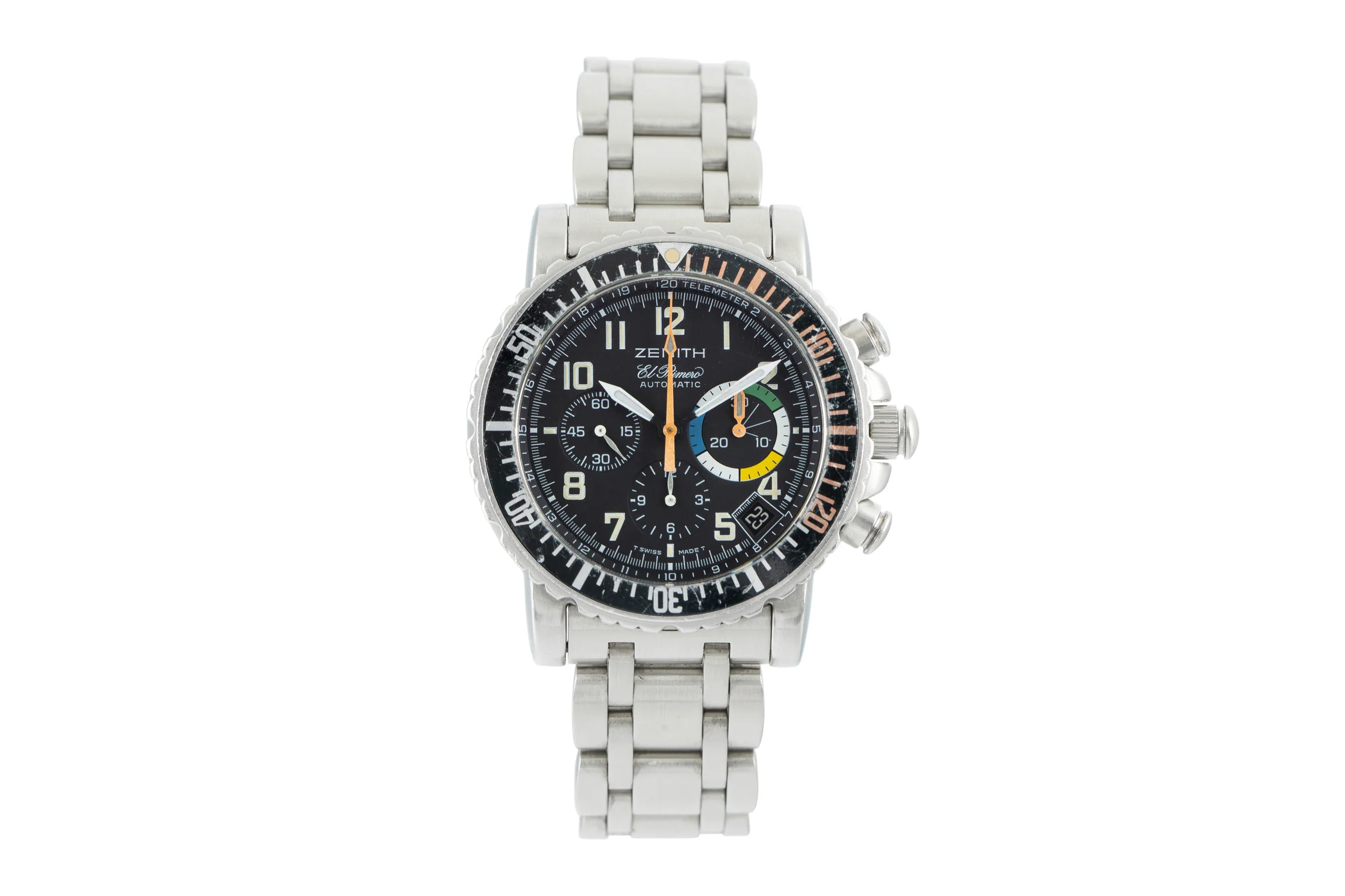 Zenith El Primero chronograph steel automatic men's watch 02.0480.405 LP: 8300EUR  [2108981] - Image 4