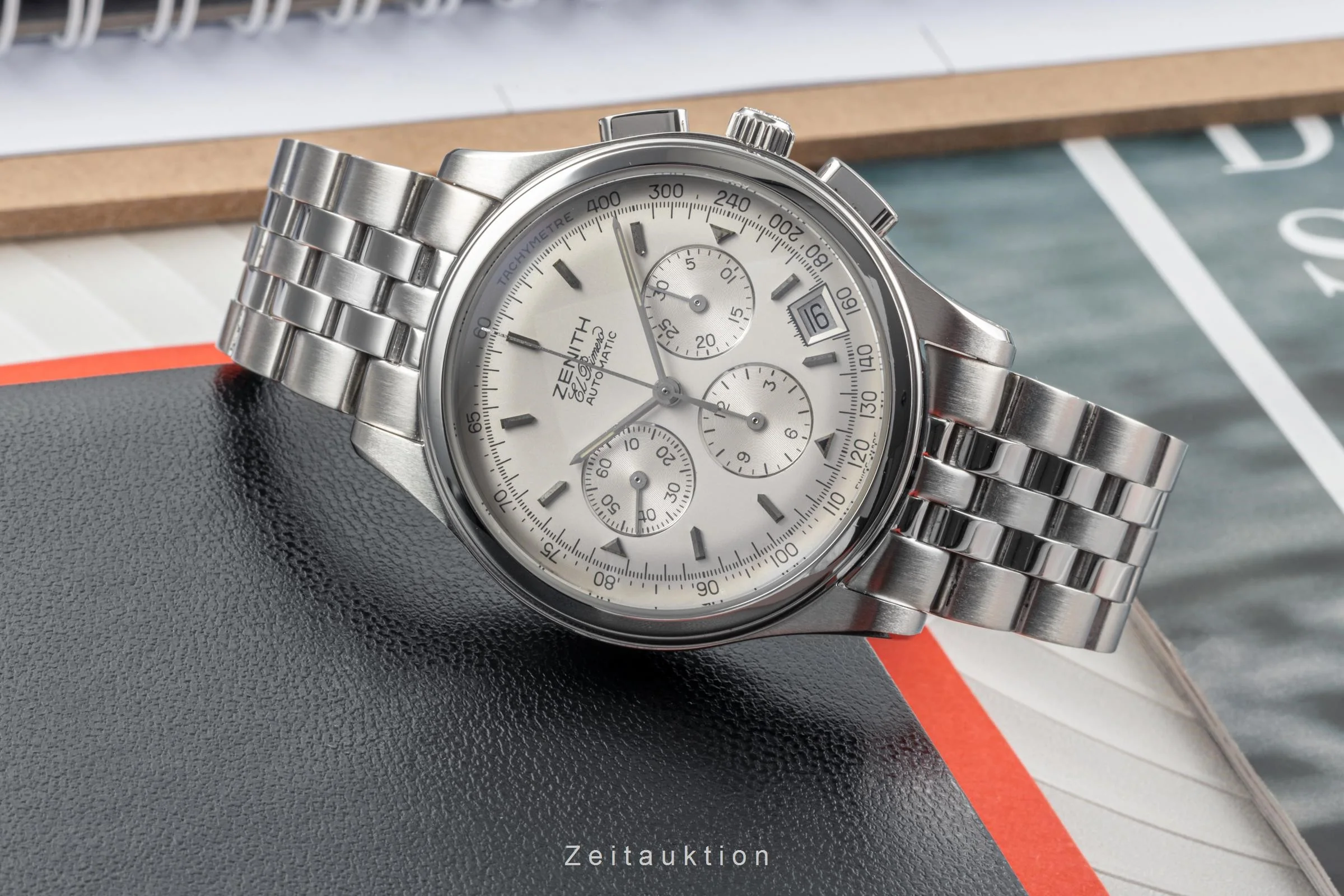 Zenith El Primero chronograph steel automatic men's watch 02.0500.400  [2303924] - Image 2