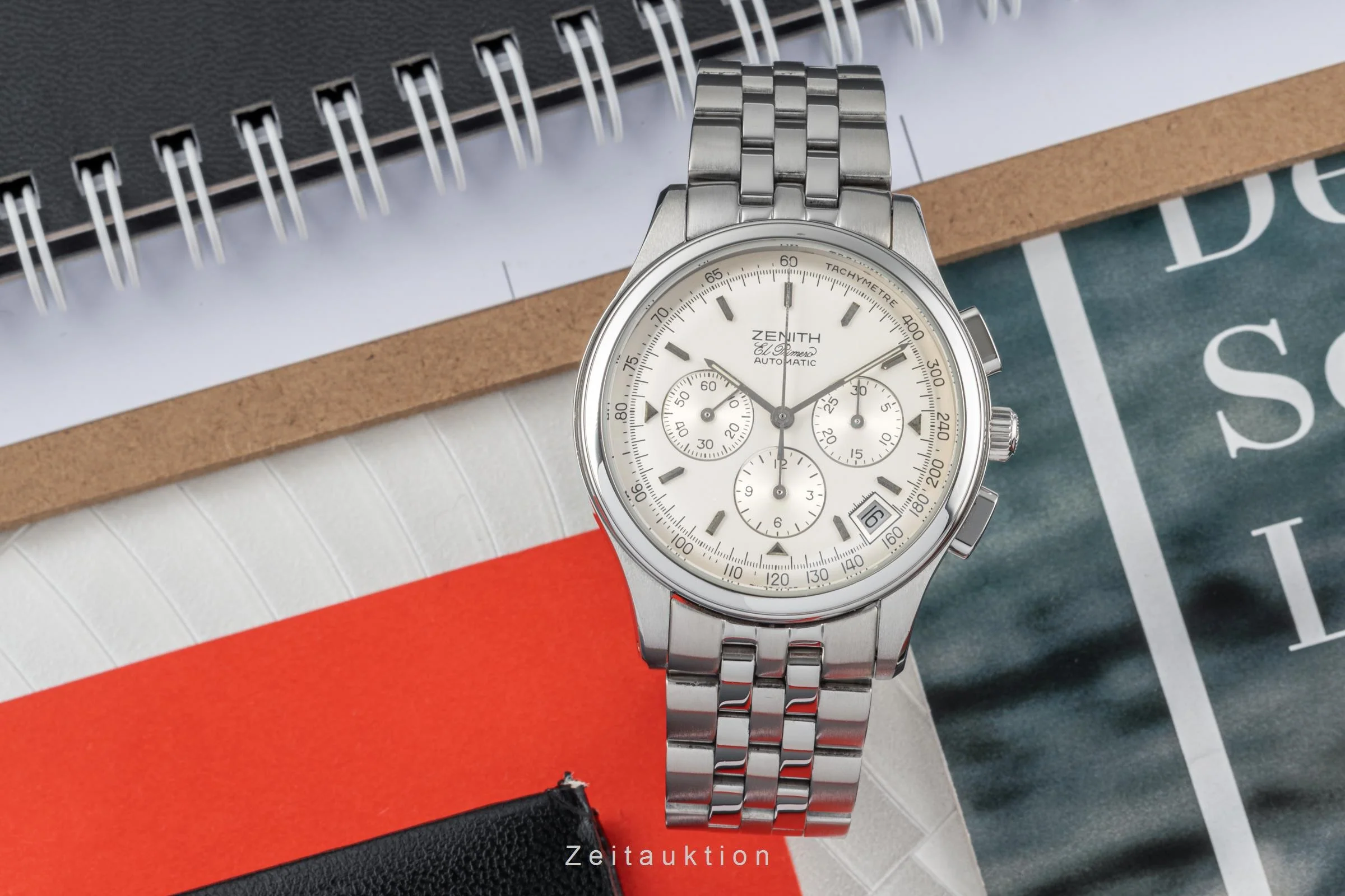 Zenith El Primero chronograph steel automatic men's watch 02.0500.400  [2303924] - Image 3