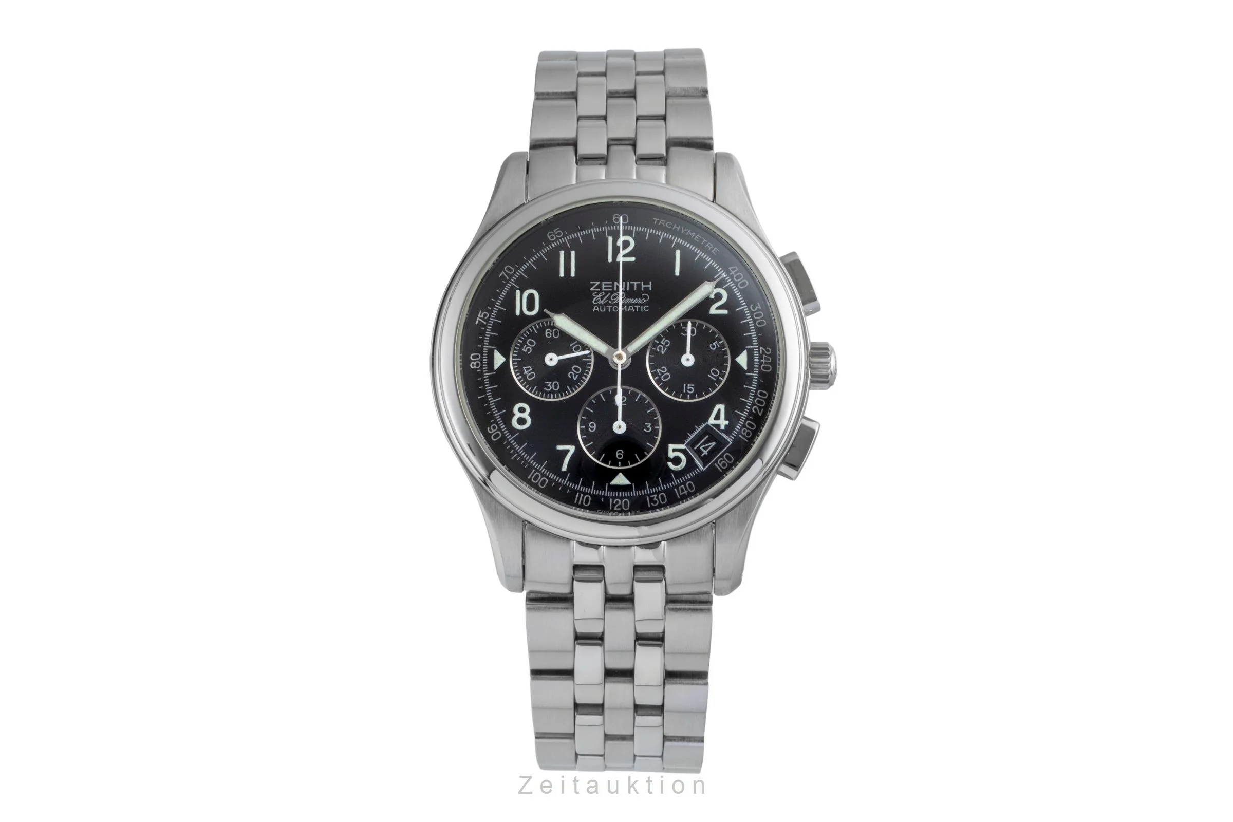 Zenith El Primero chronograph steel automatic men's watch 02.0500.400  [2505042] - Image 5