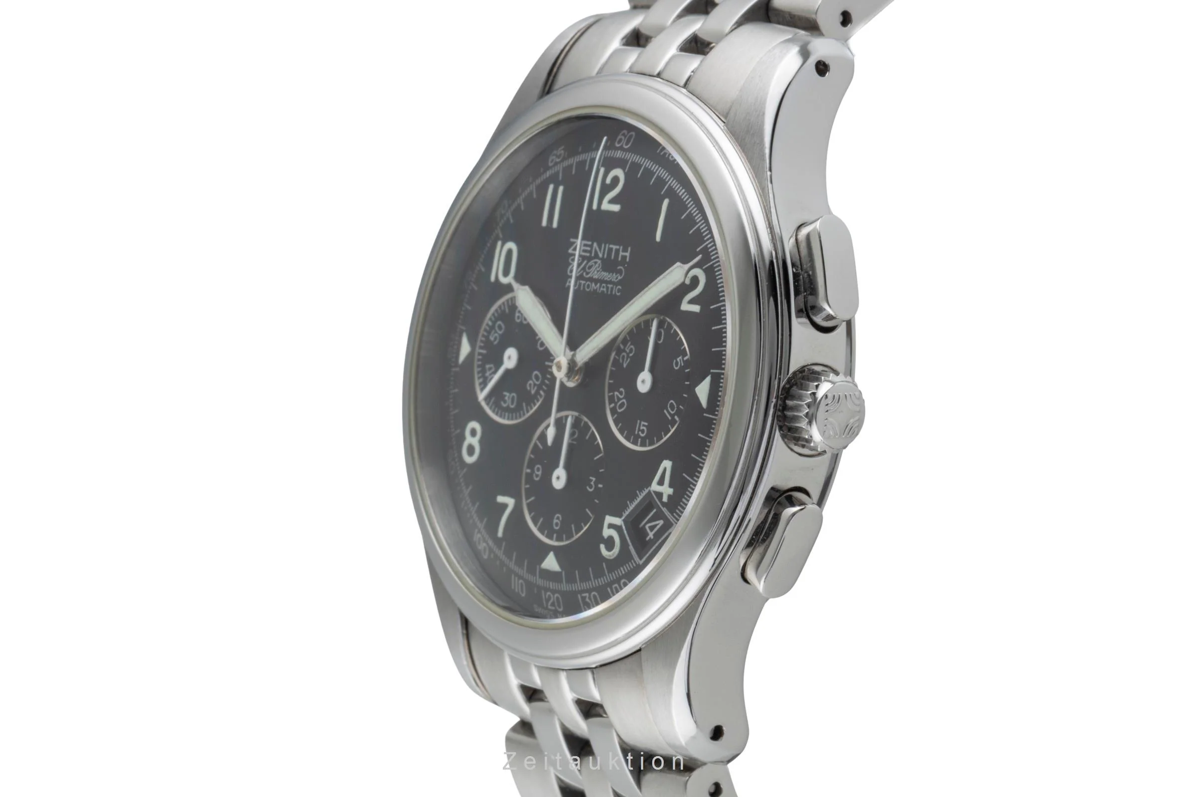 Zenith El Primero chronograph steel automatic men's watch 02.0500.400  [2505042] - Image 7