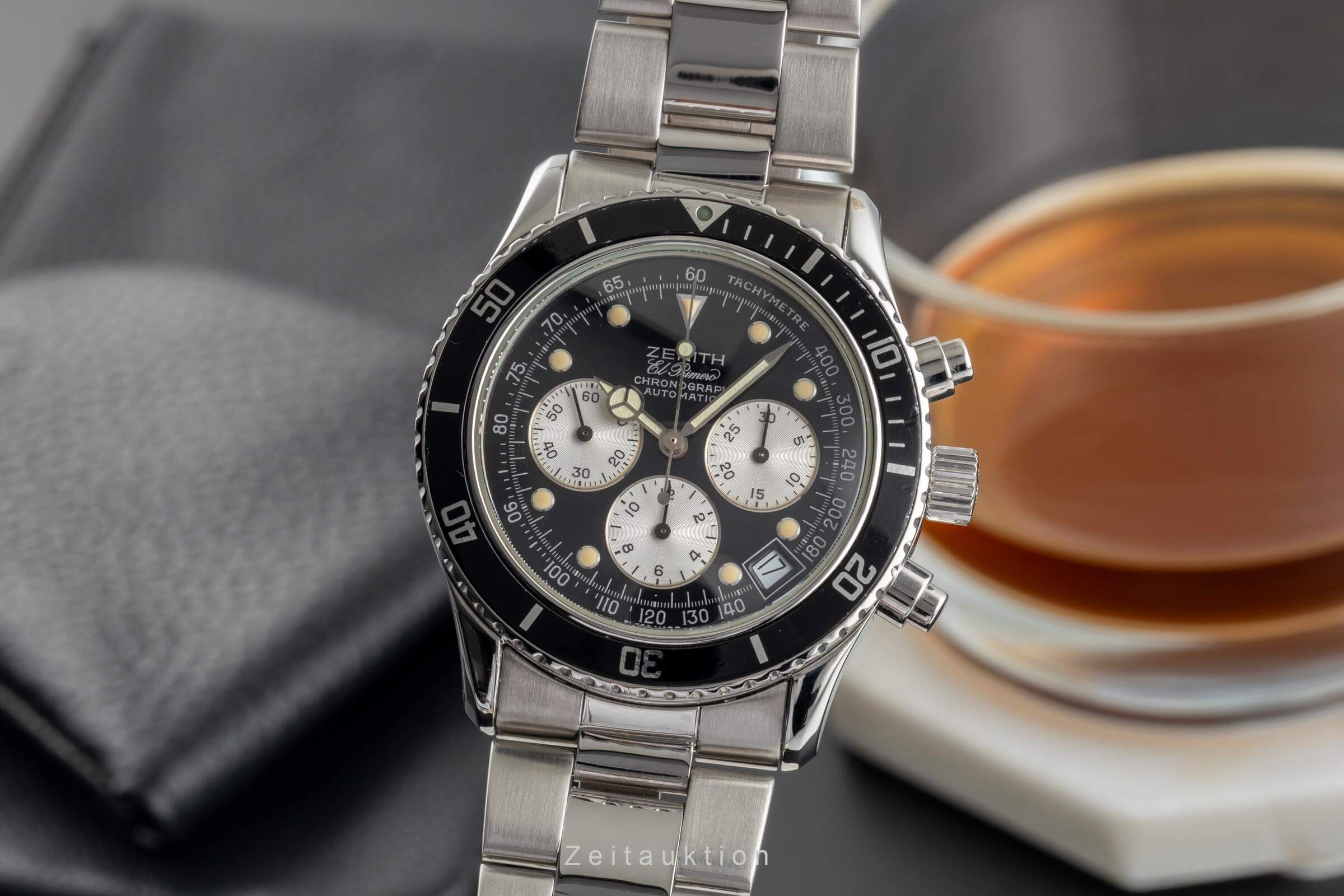 Zenith El Primero chronograph steel automatic men's watch 02.1322.400.644  [2501945] - Image 2