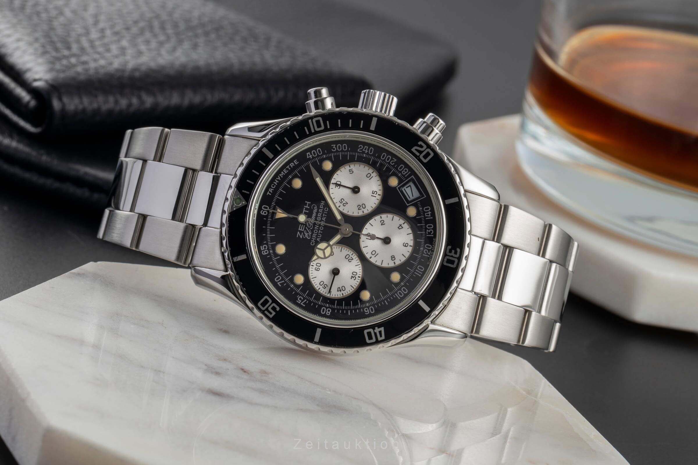 Zenith El Primero chronograph steel automatic men's watch 02.1322.400.644  [2501945] - Image 3