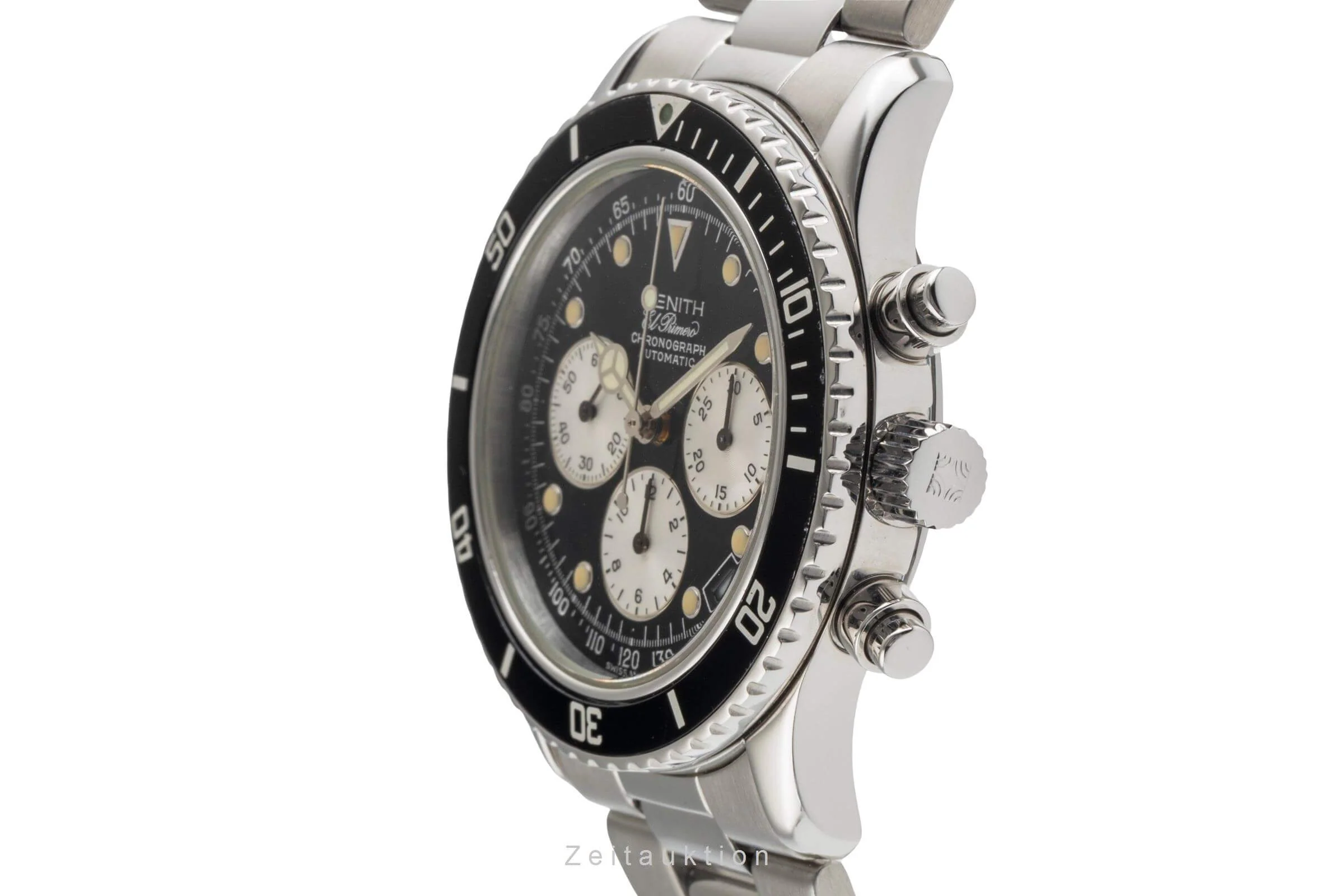 Zenith El Primero chronograph steel automatic men's watch 02.1322.400.644  [2501945] - Image 7