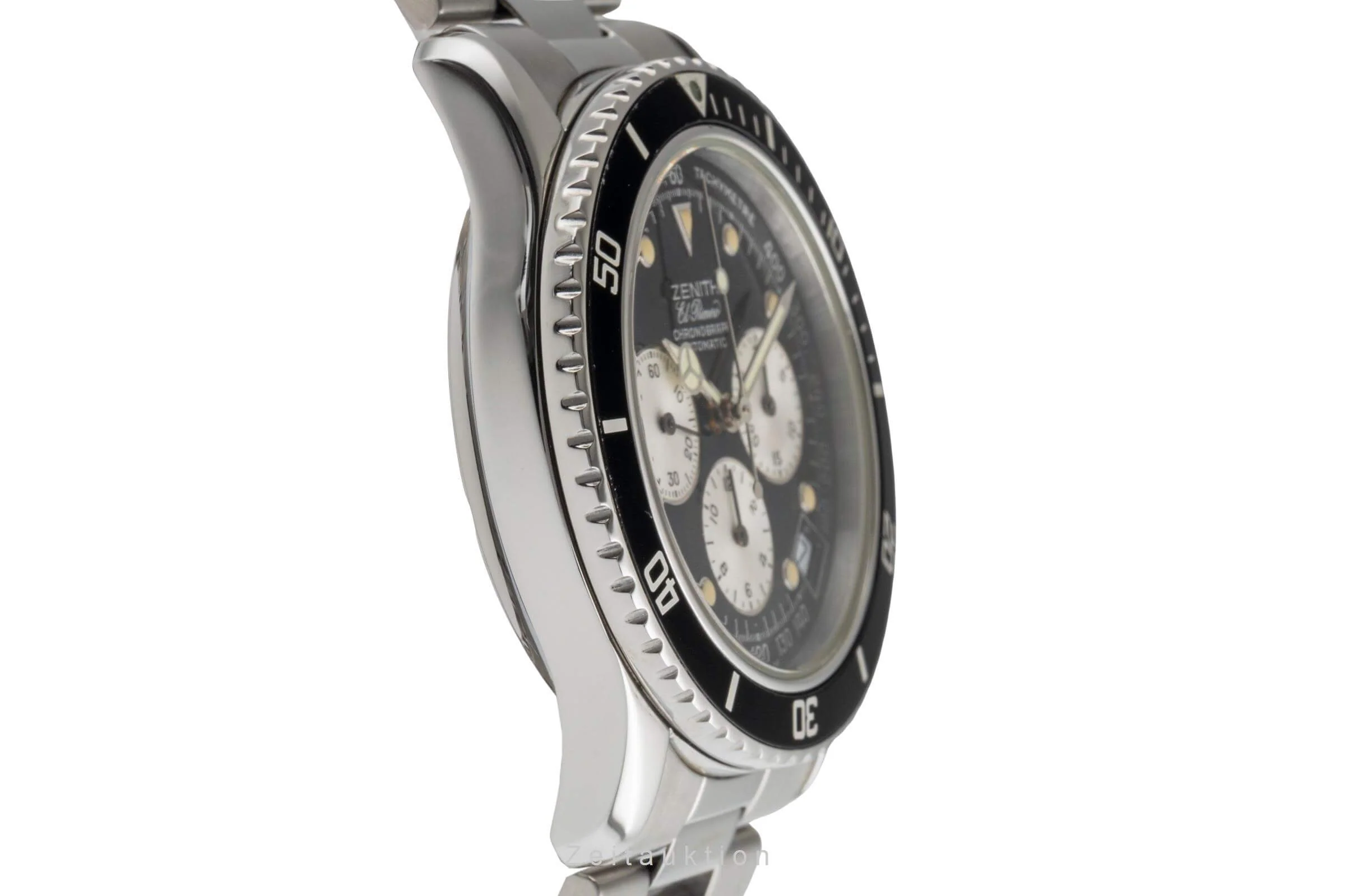 Zenith El Primero chronograph steel automatic men's watch 02.1322.400.644  [2501945] - Image 8