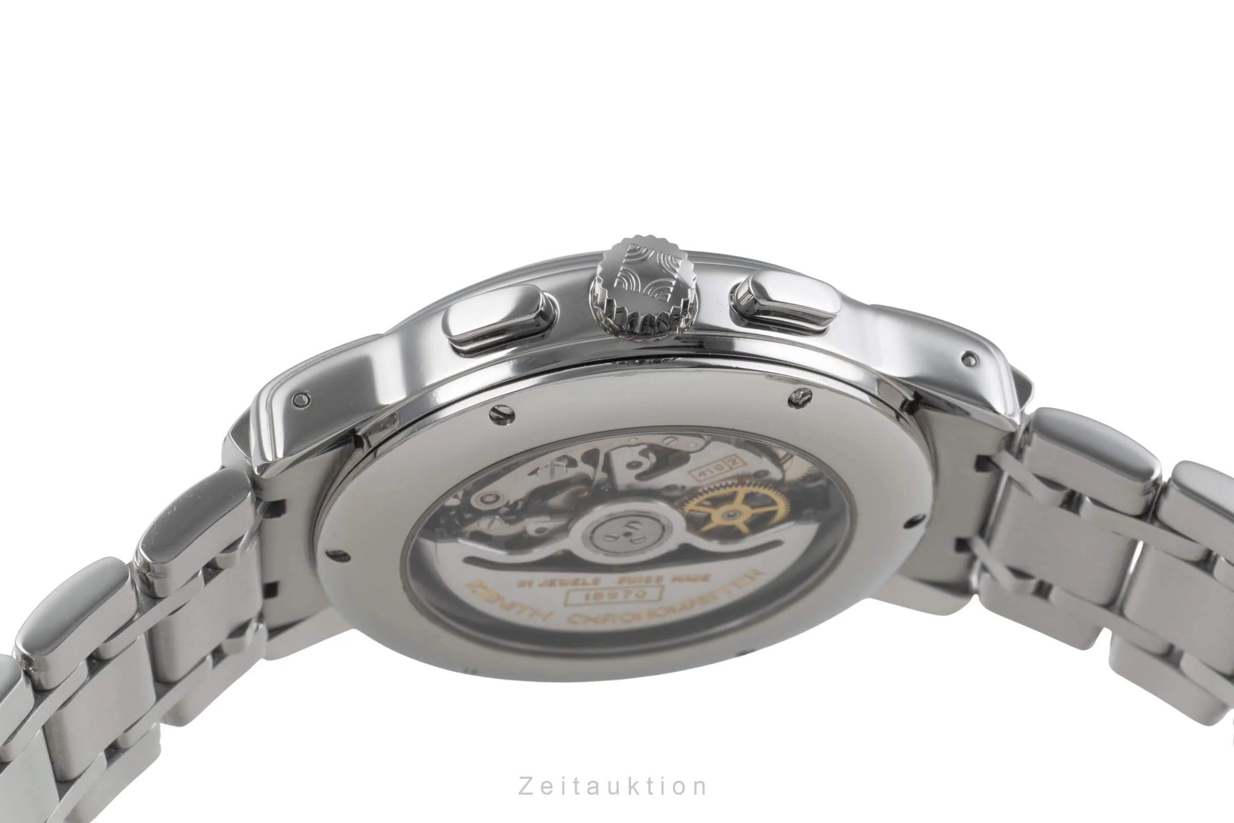 Zenith El Primero chronograph steel automatic men's watch 02-240-410  [2405763] - Image 10