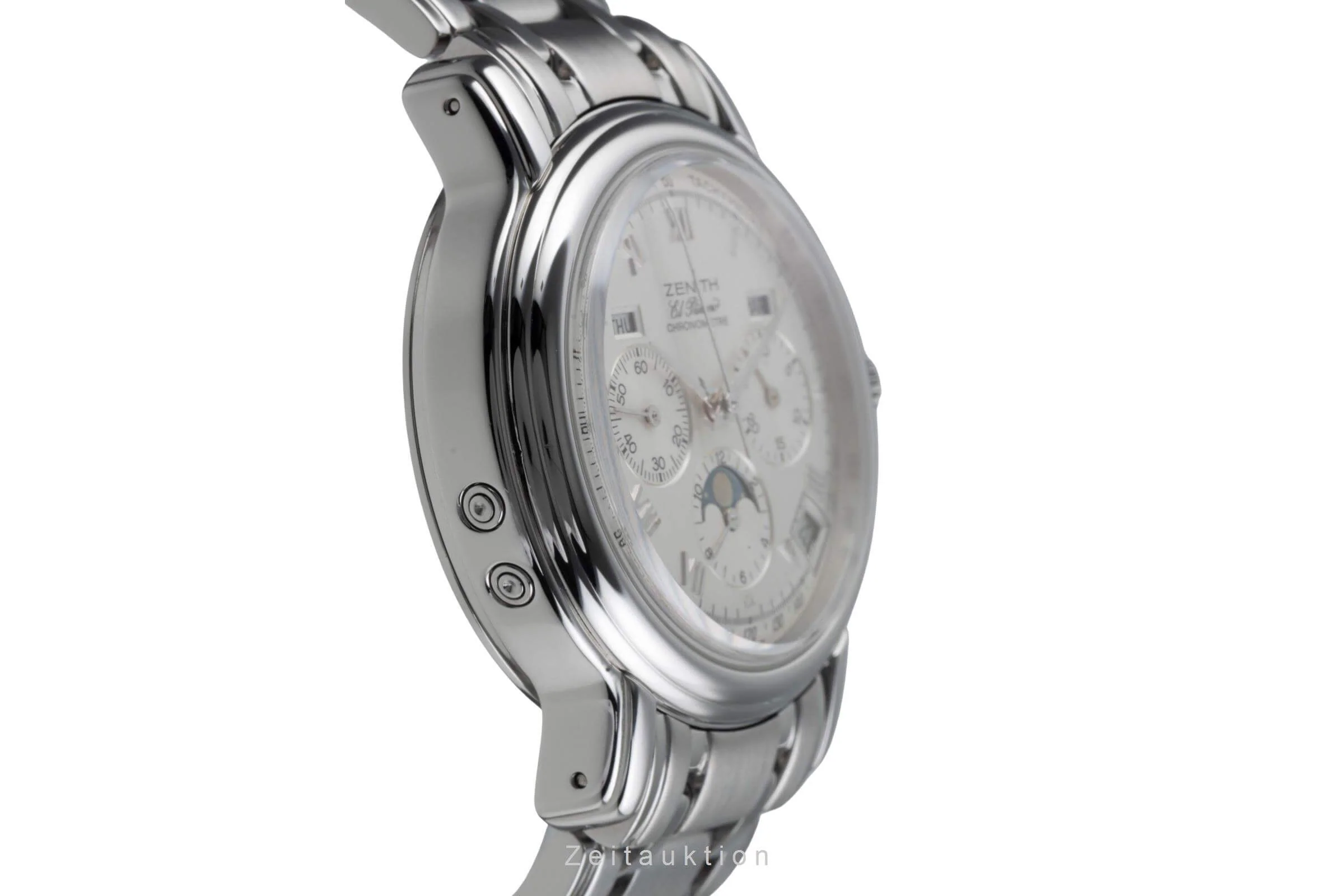 Zenith El Primero chronograph steel automatic men's watch 02-240-410  [2405763] - Image 7