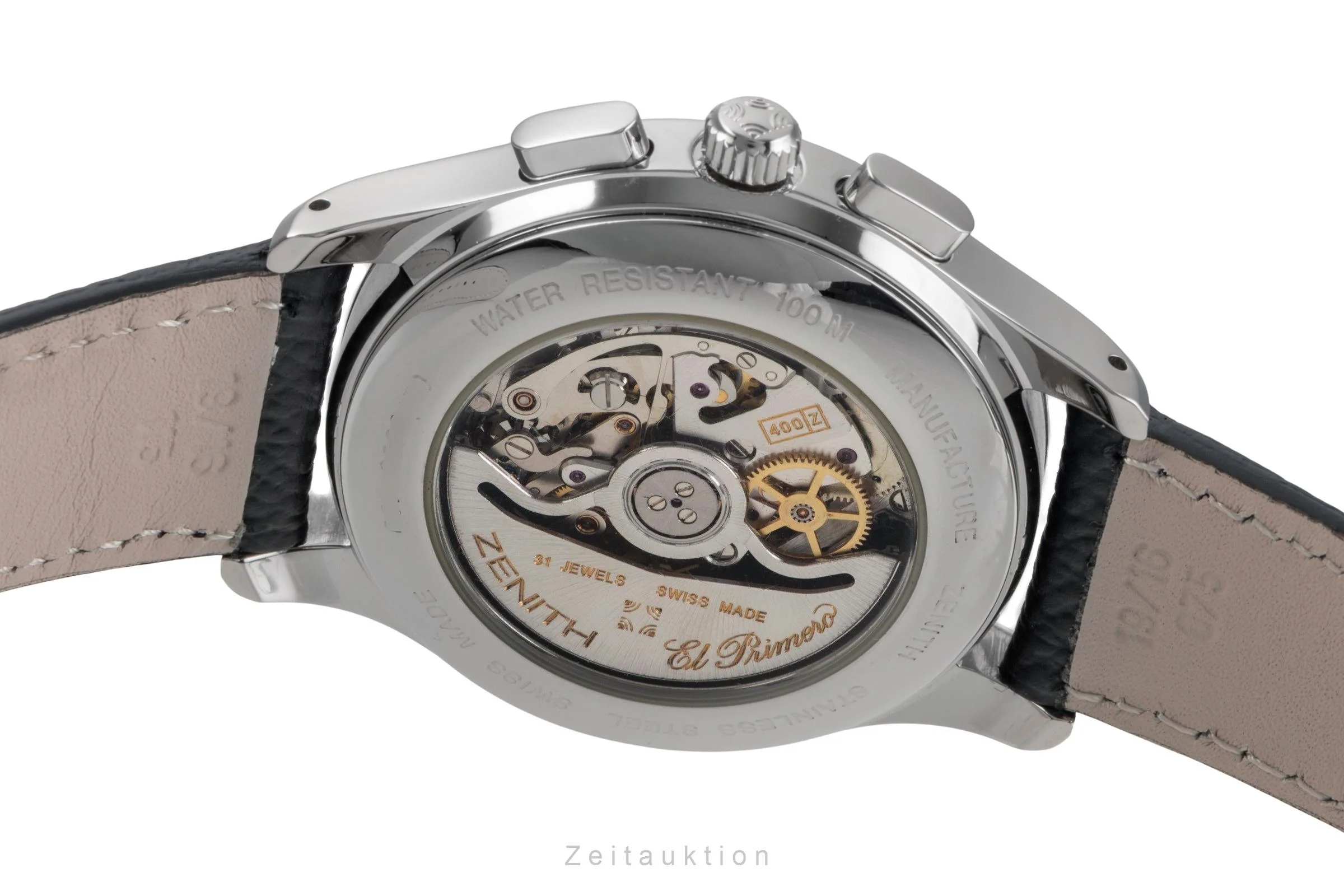 Zenith El Primero chronograph steel automatic men's watch 02.500.400  [2502254] - Image 11