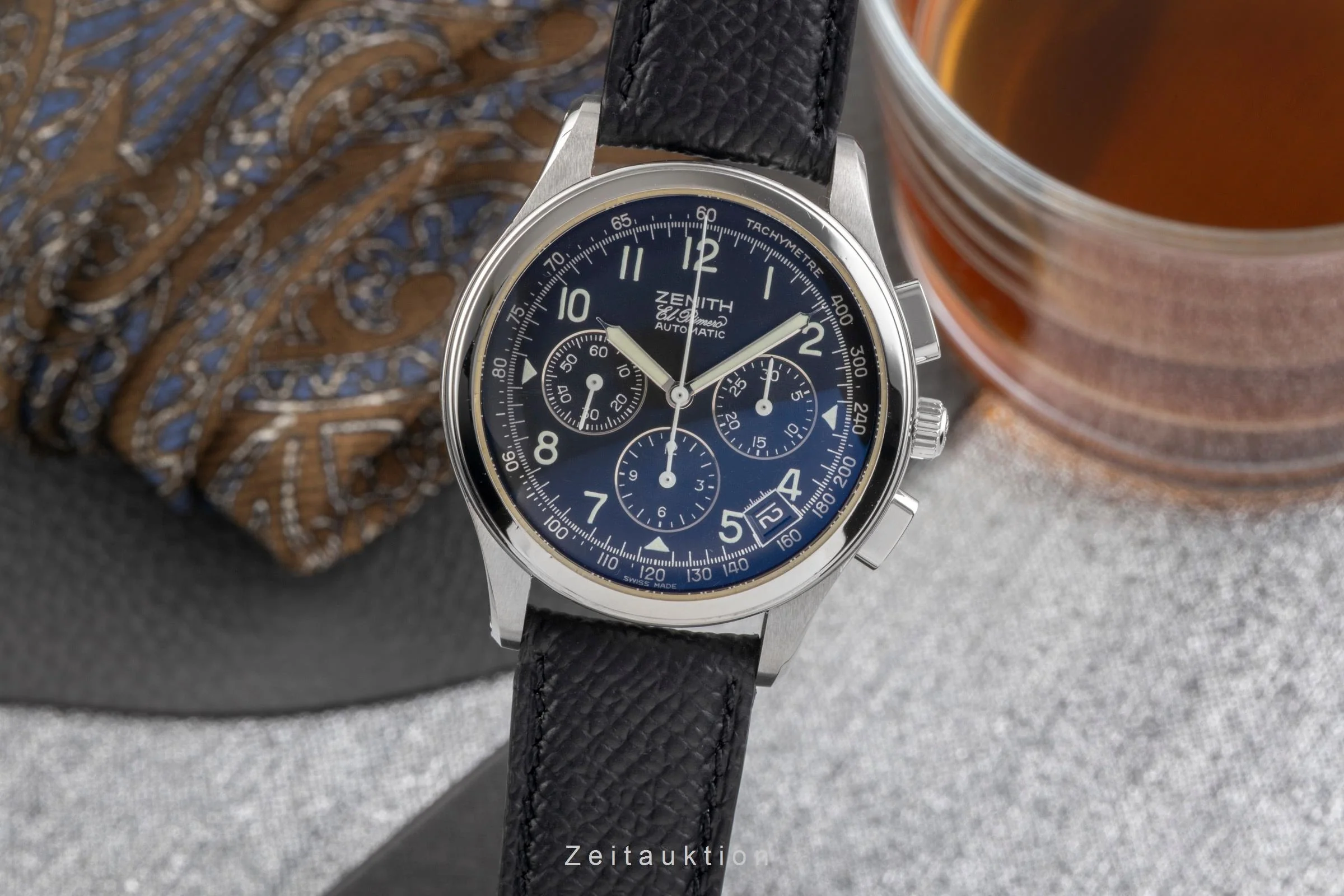 Zenith El Primero chronograph steel automatic men's watch 02.500.400  [2502254] - Image 2
