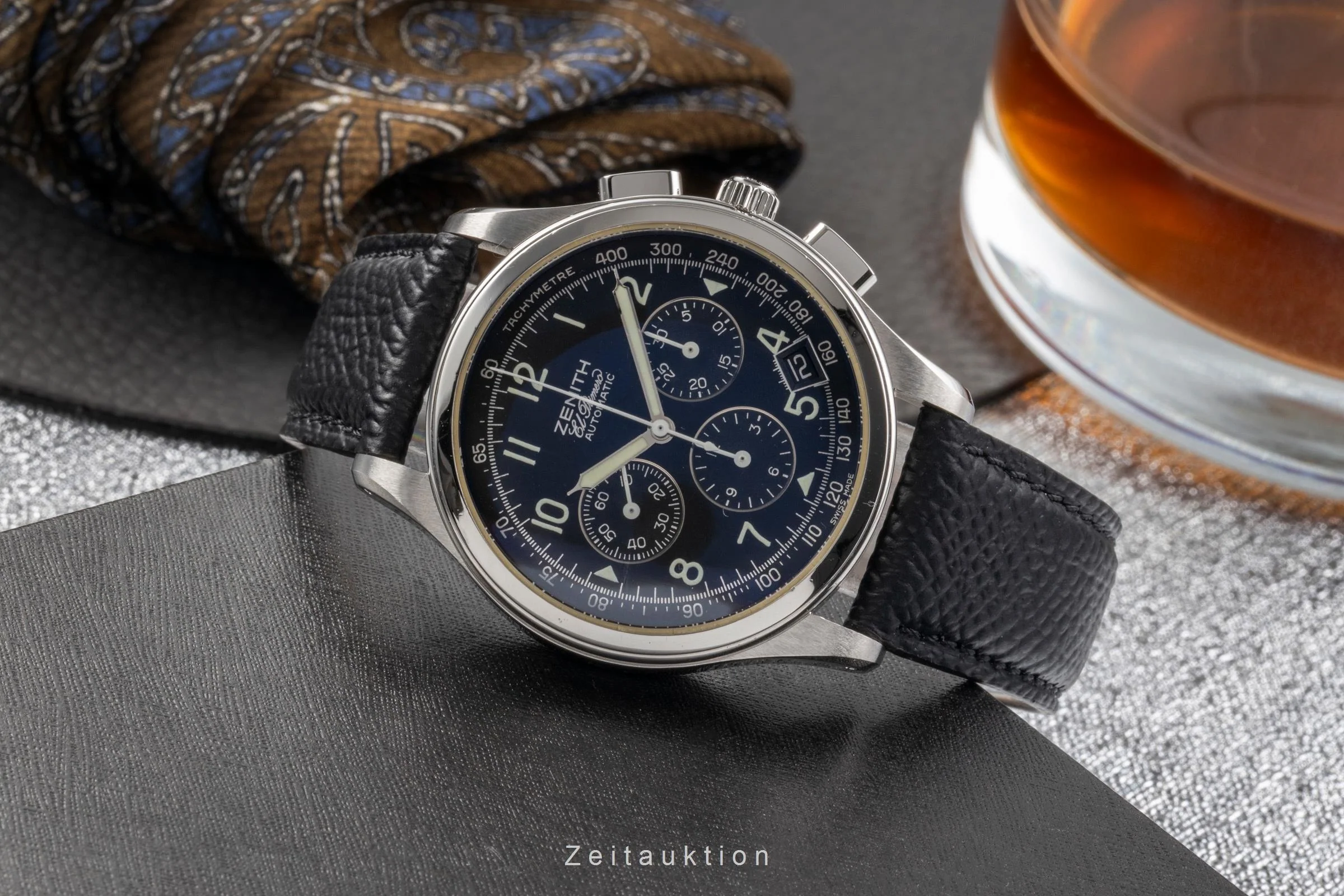 Zenith El Primero chronograph steel automatic men's watch 02.500.400  [2502254] - Image 3