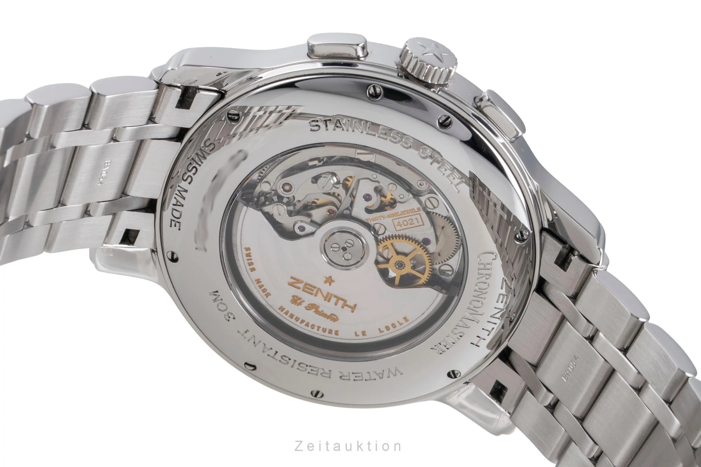 Zenith El Primero chronograph steel automatic men's watch 03.1260.4021  [2600314] - Image 12