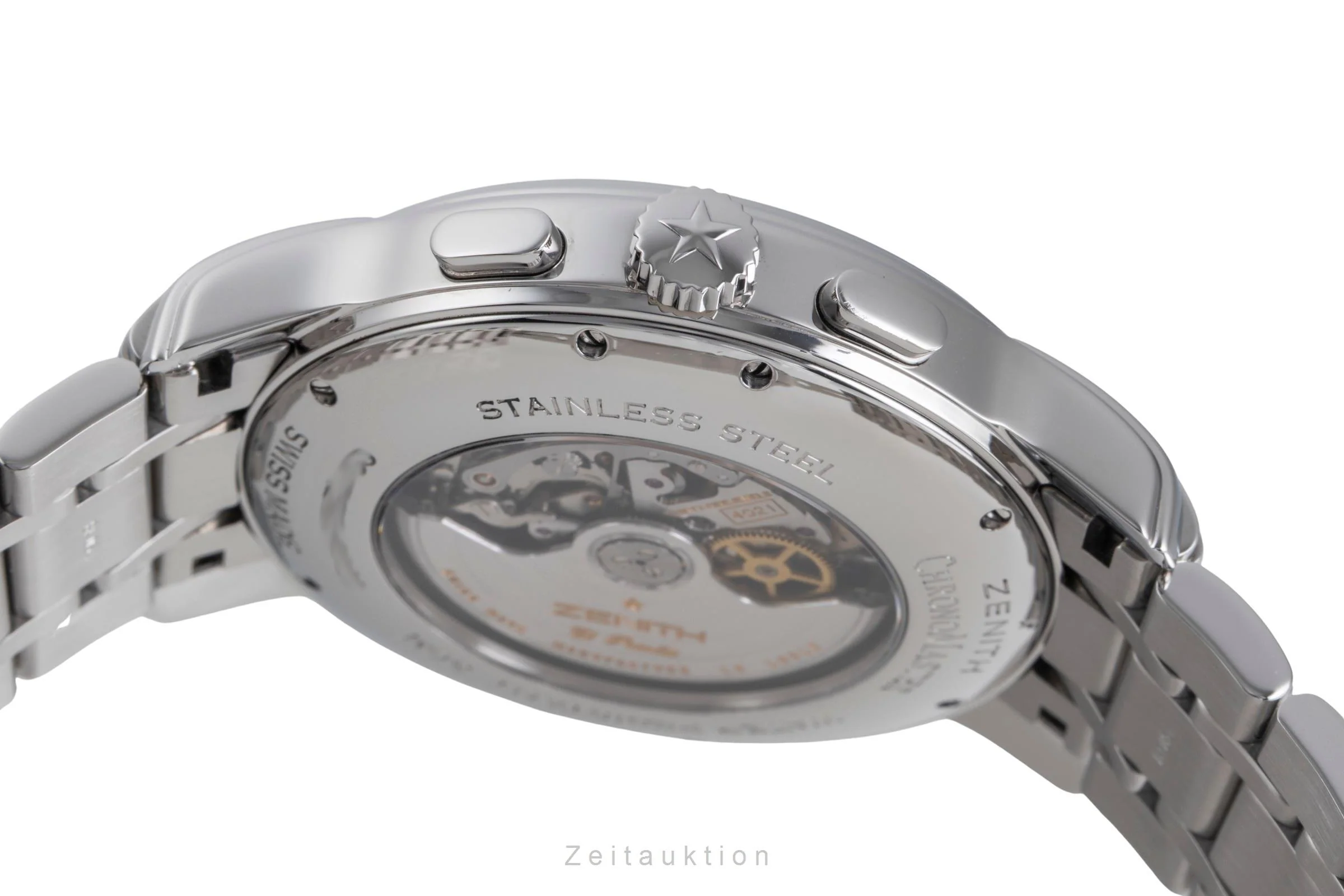 Zenith El Primero chronograph steel automatic men's watch 03.1260.4021  [2600314] - Image 13