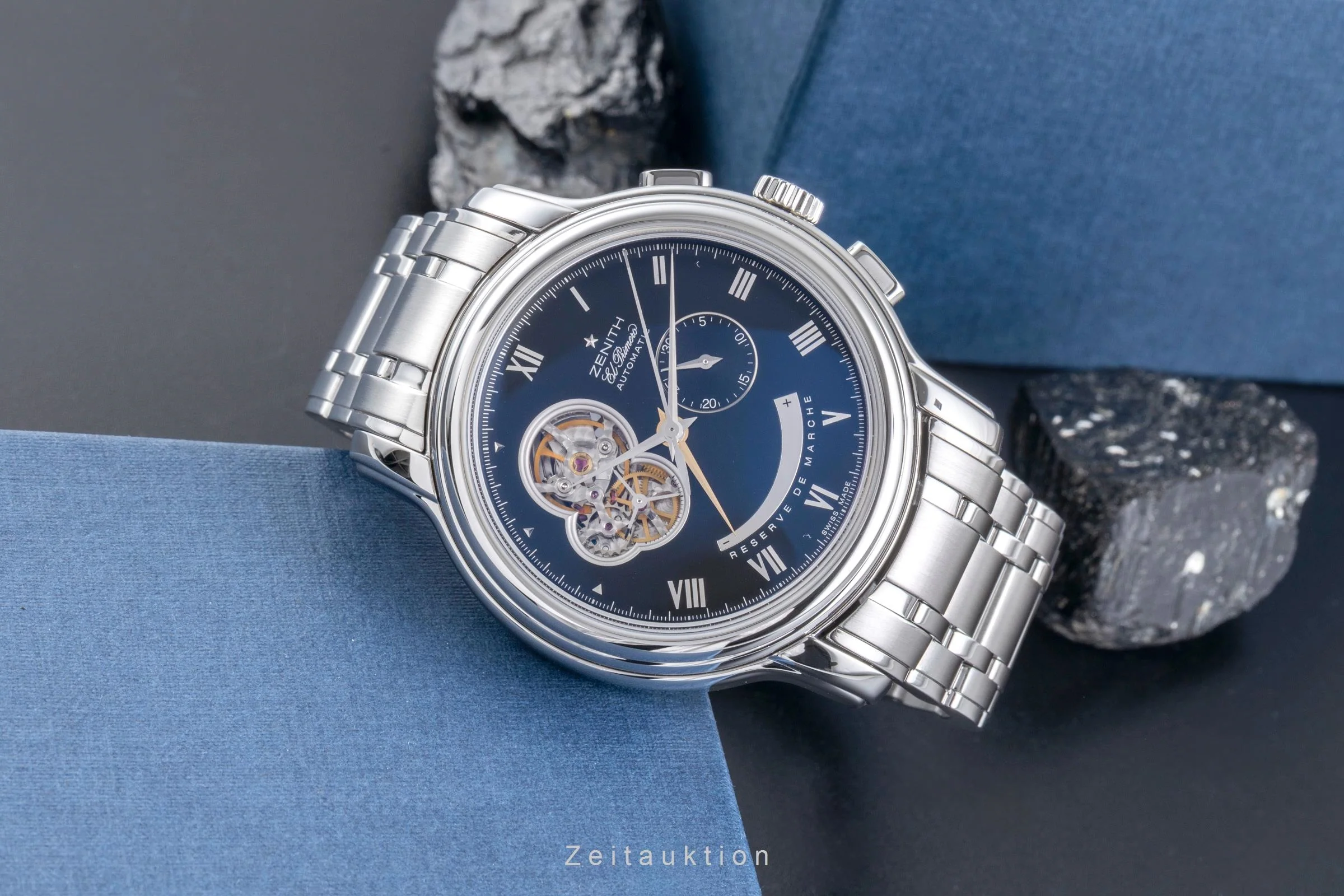 Zenith El Primero chronograph steel automatic men's watch 03.1260.4021  [2600314] - Image 3