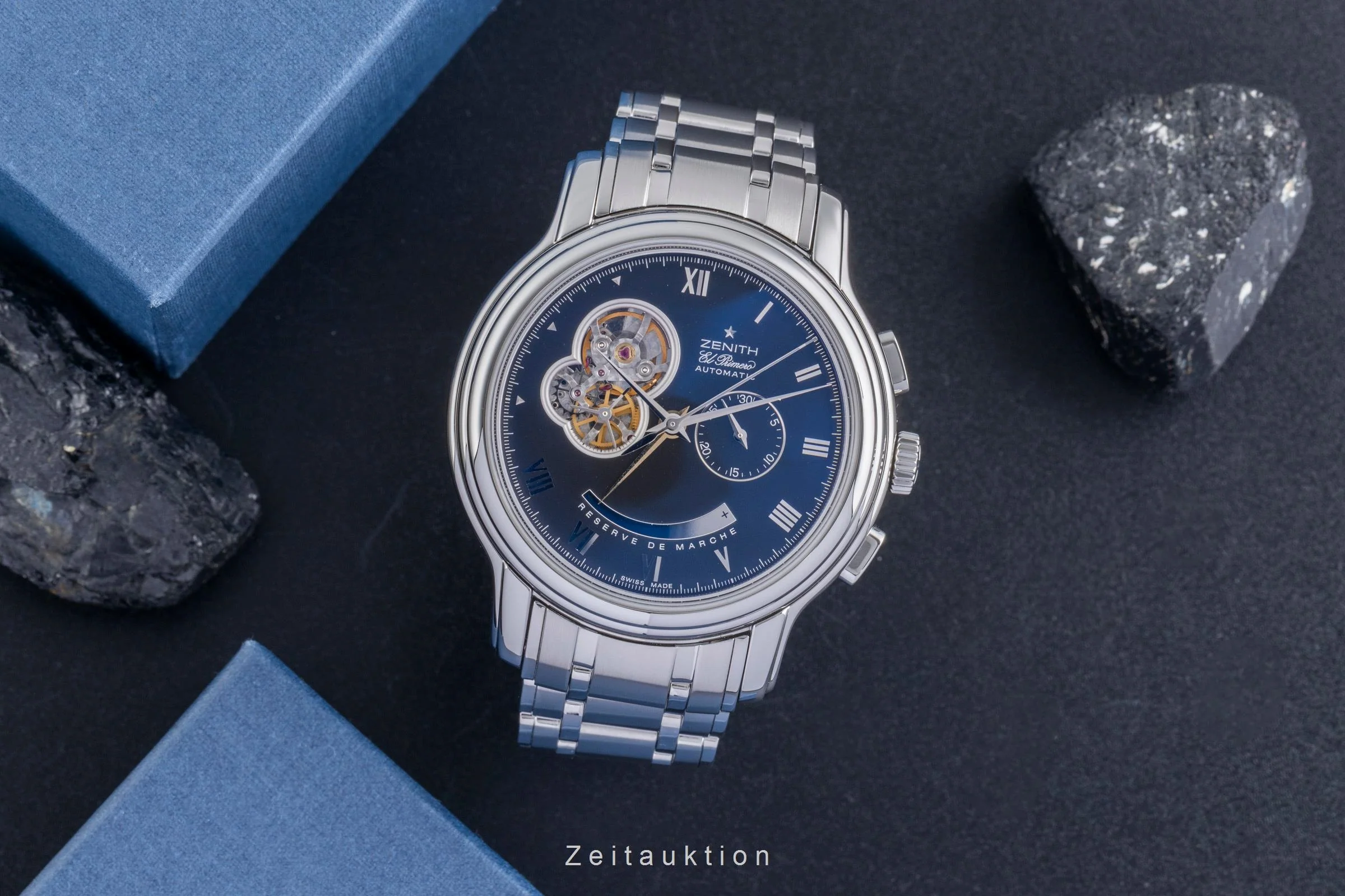 Zenith El Primero chronograph steel automatic men's watch 03.1260.4021  [2600314] - Image 4