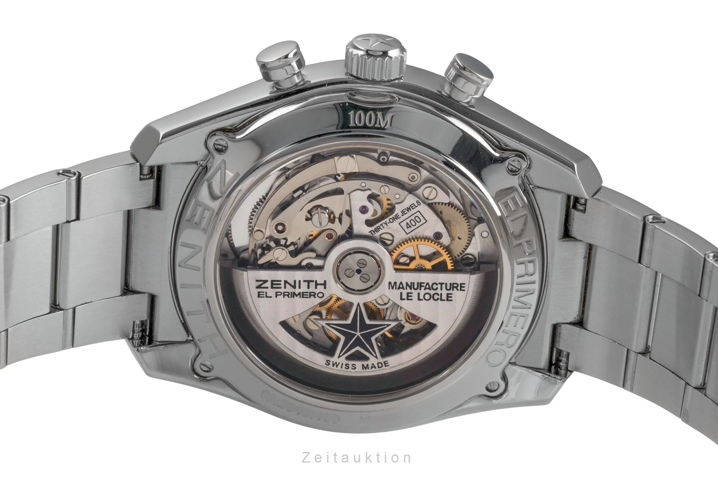 Zenith El Primero chronograph steel automatic men's watch 03.2040.400/21.M2040  [2503648] - Image 13