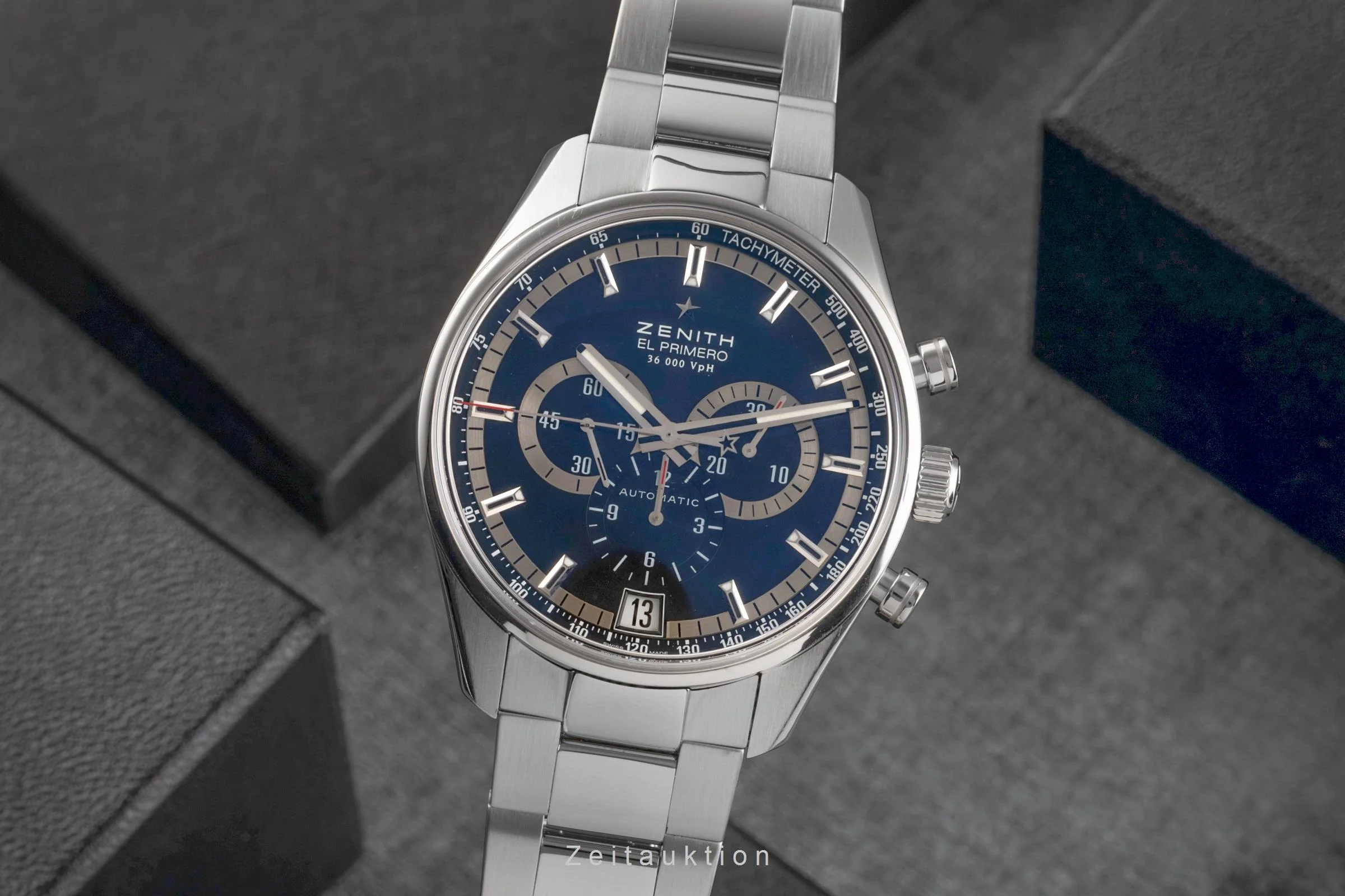 Zenith El Primero chronograph steel automatic men's watch 03.2040.400/21.M2040  [2503648] - Image 2
