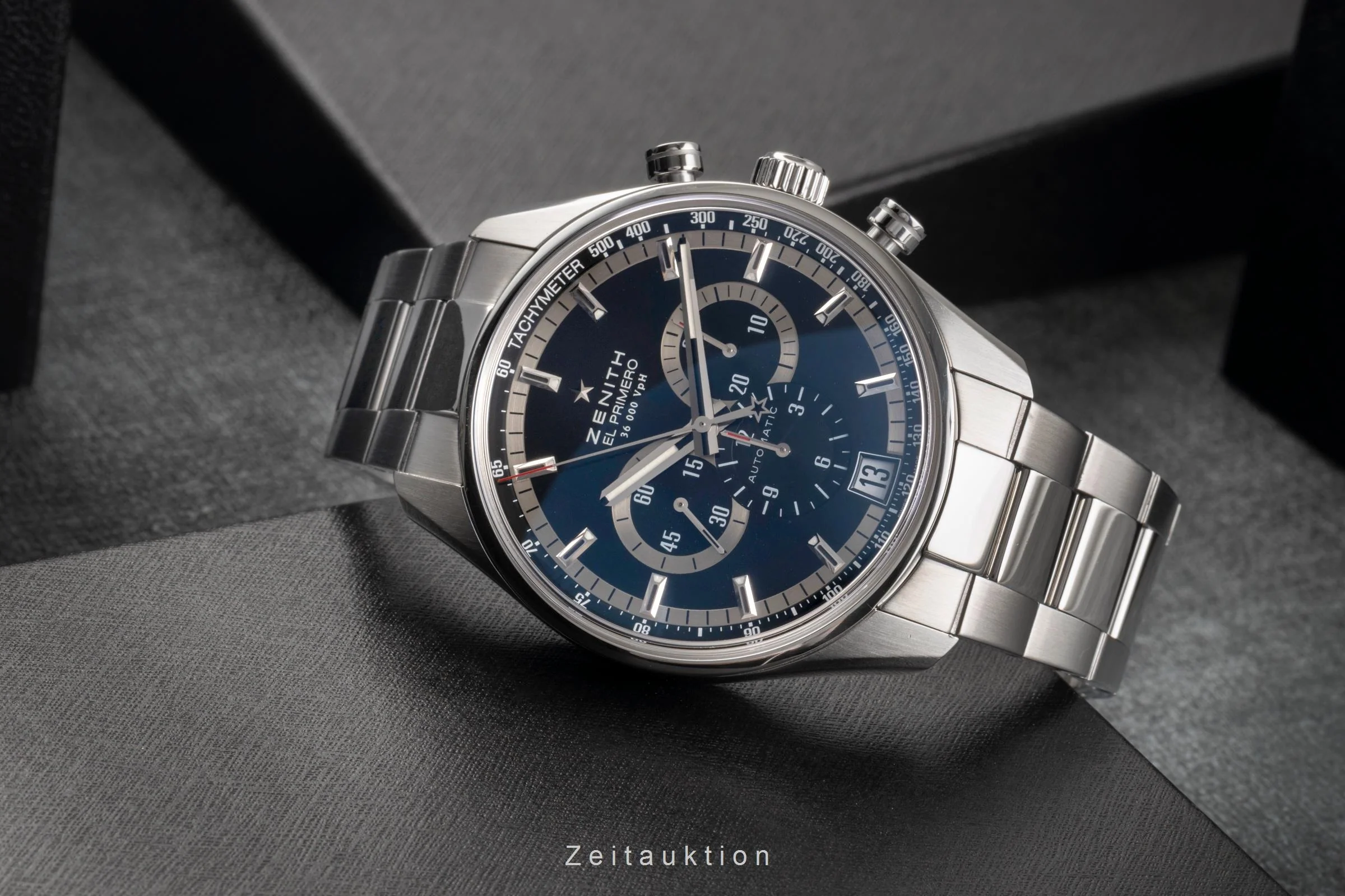 Zenith El Primero chronograph steel automatic men's watch 03.2040.400/21.M2040  [2503648] - Image 3