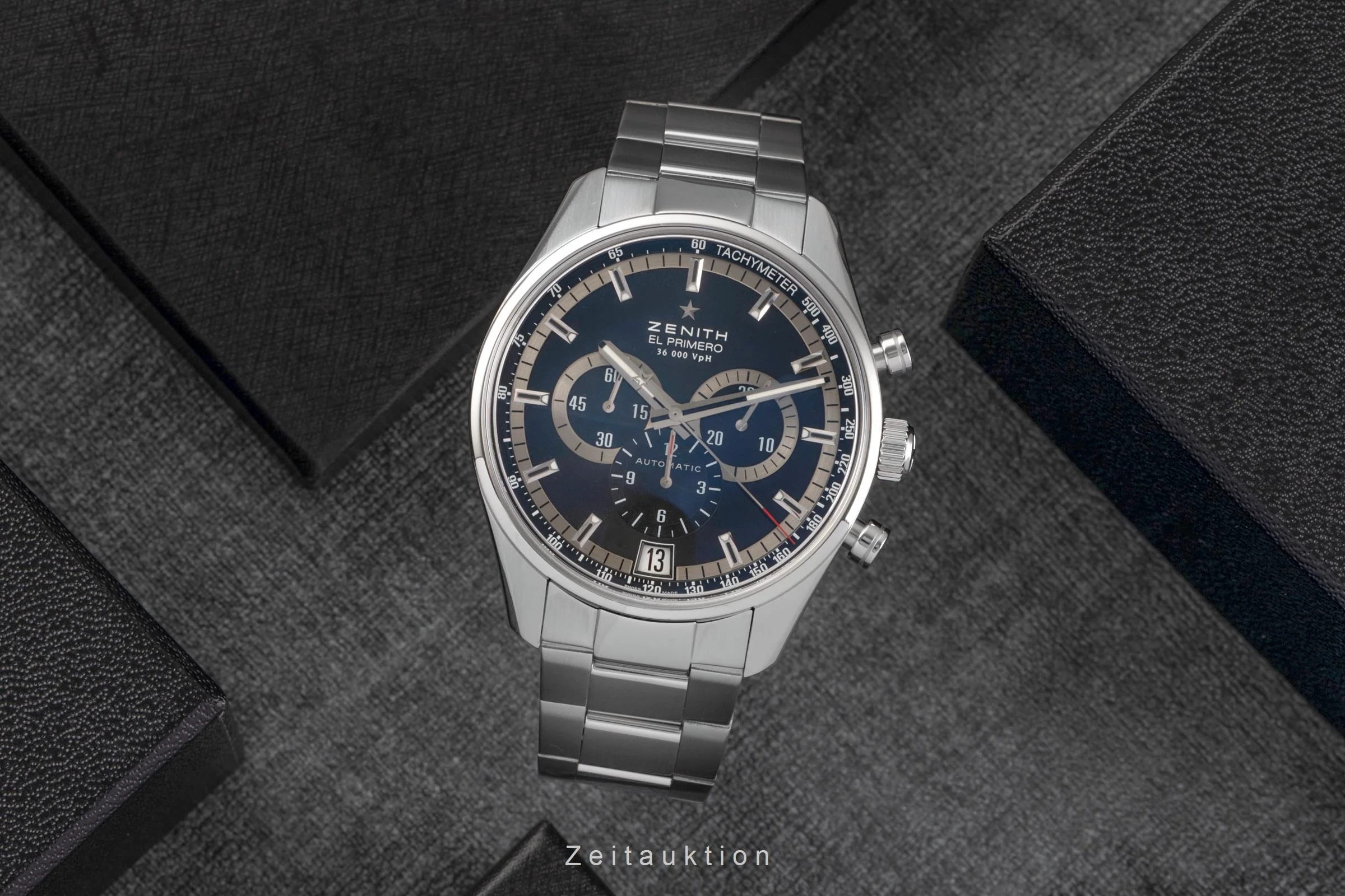 Zenith El Primero chronograph steel automatic men's watch 03.2040.400/21.M2040  [2503648] - Image 4