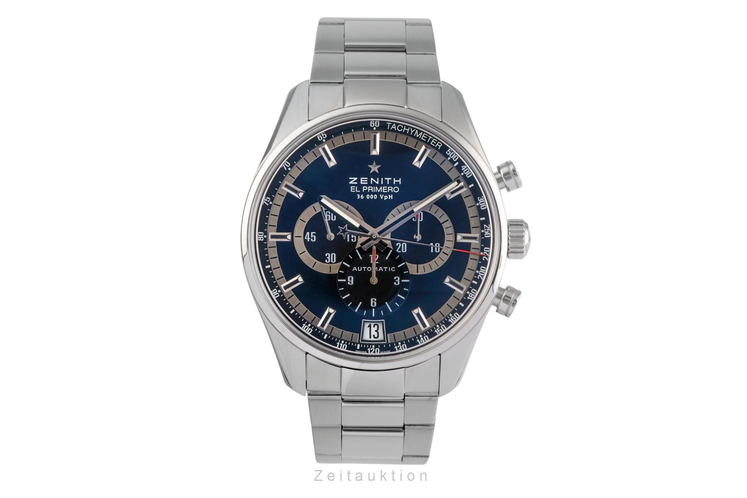 Zenith El Primero chronograph steel automatic men's watch 03.2040.400/21.M2040  [2503648] - Image 5