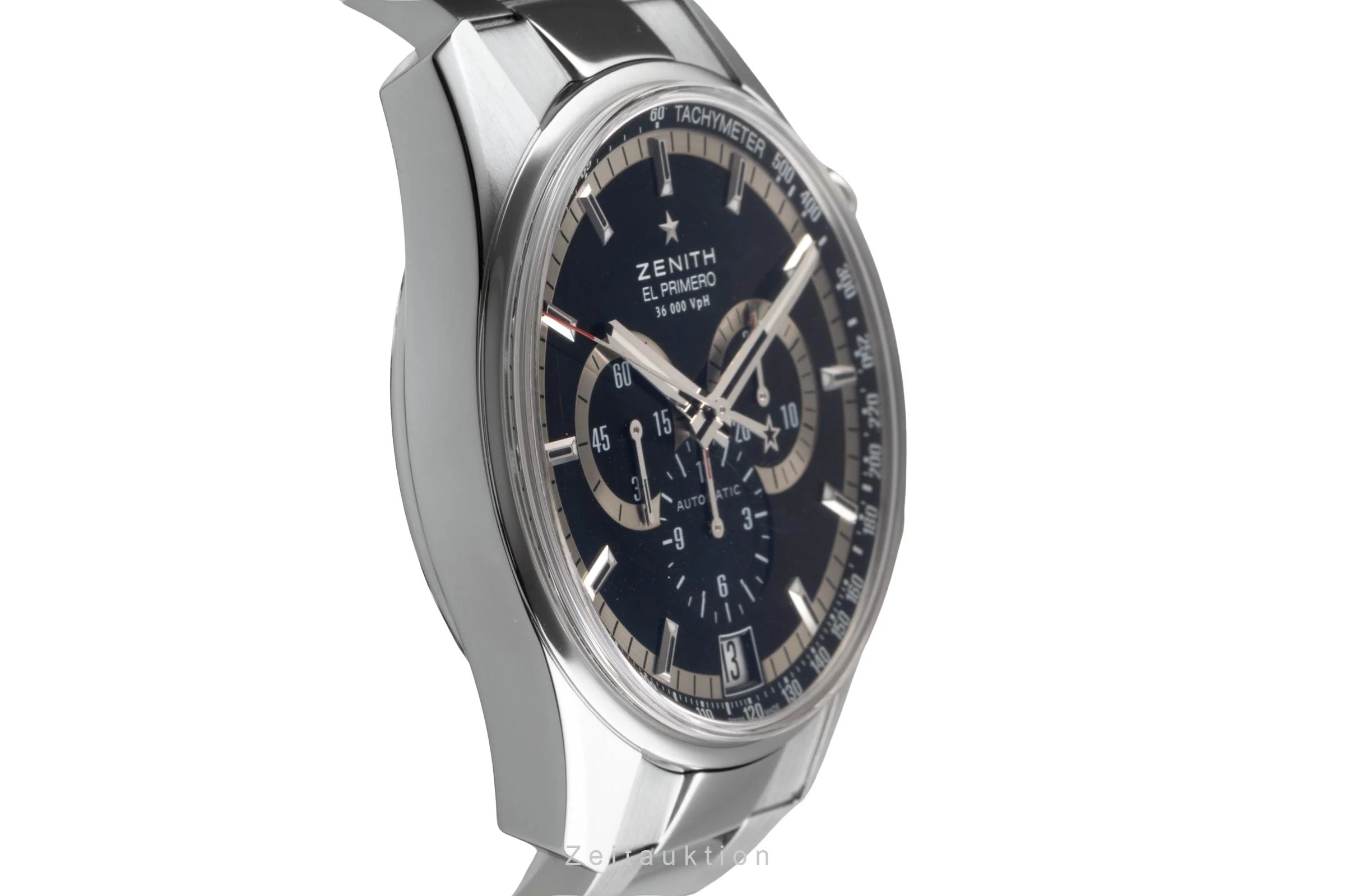 Zenith El Primero chronograph steel automatic men's watch 03.2040.400/21.M2040  [2503648] - Image 8