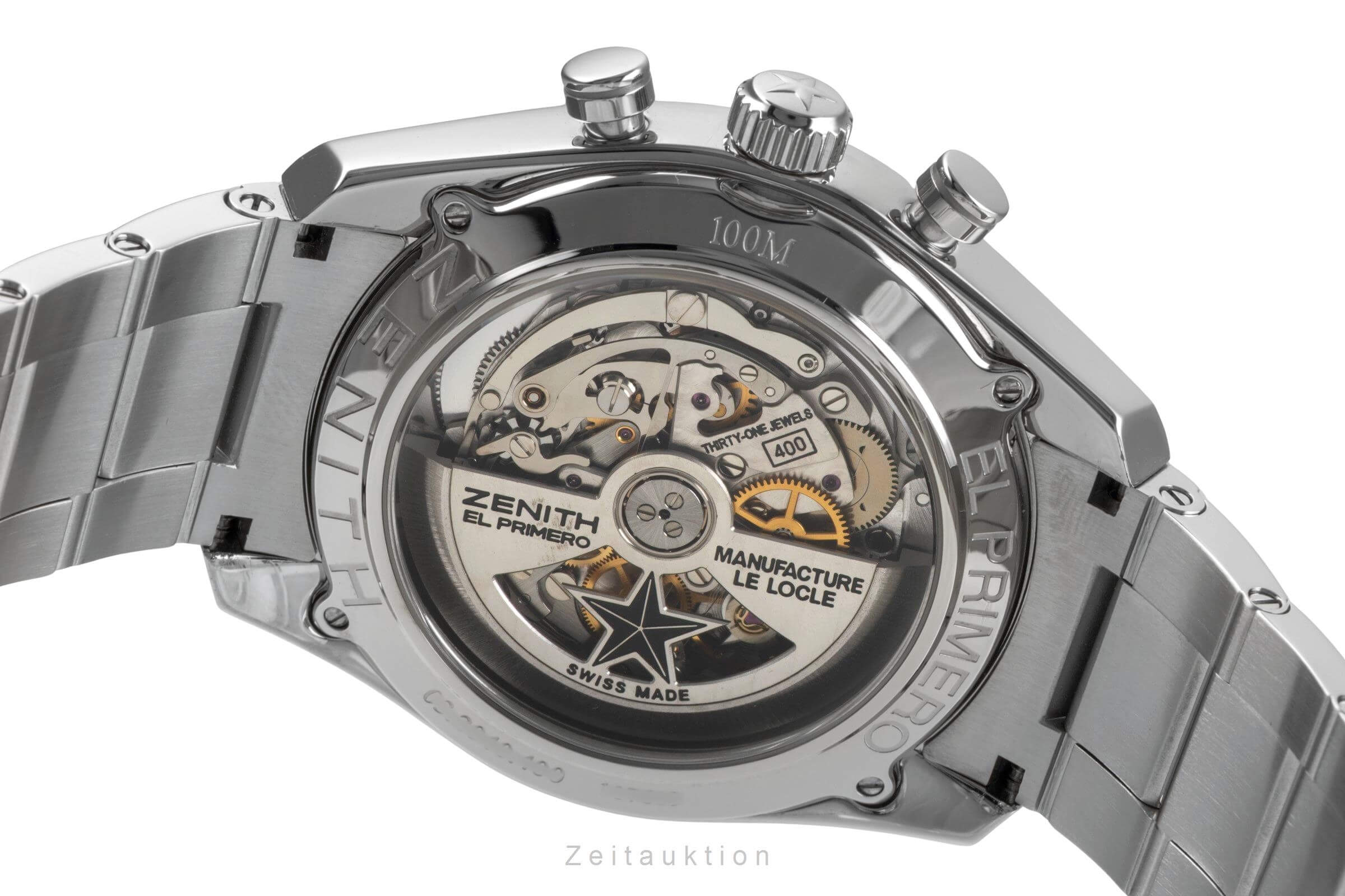 Zenith El Primero chronograph steel automatic men's watch 03.2040.400  [2501783] - Image 11