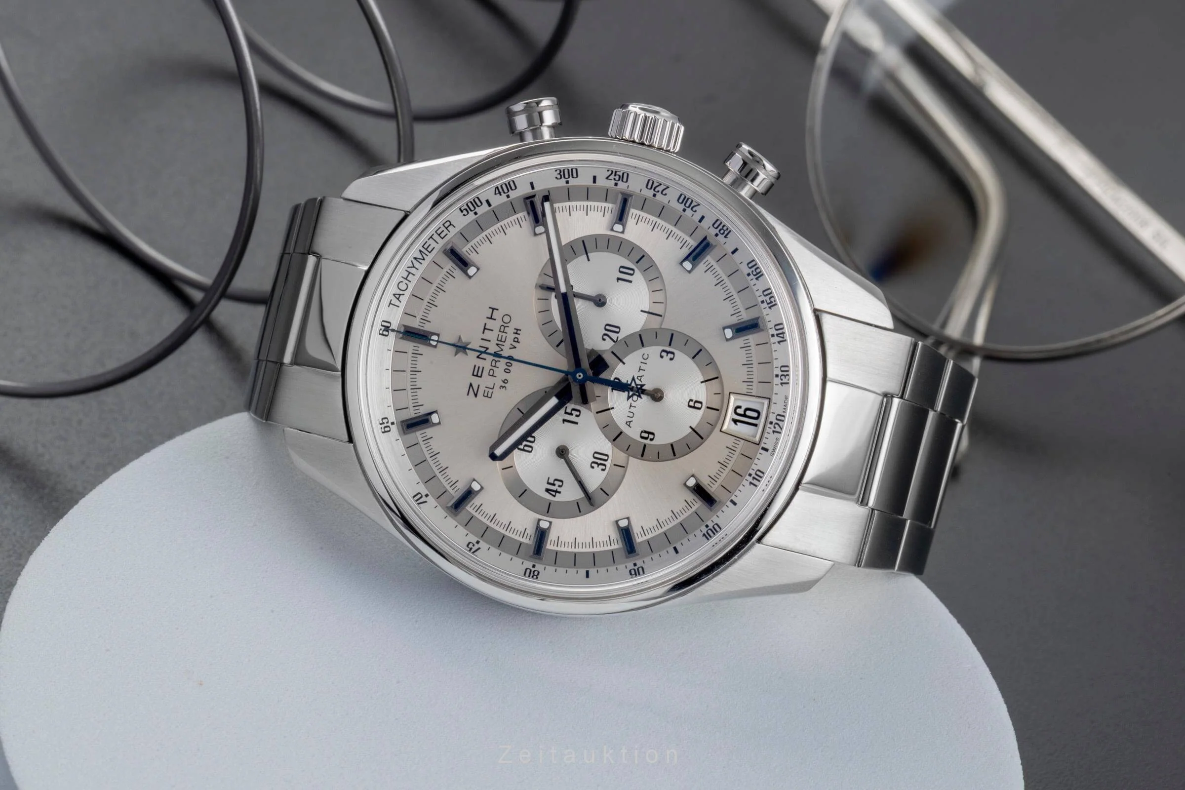 Zenith El Primero chronograph steel automatic men's watch 03.2040.400  [2501783] - Image 3