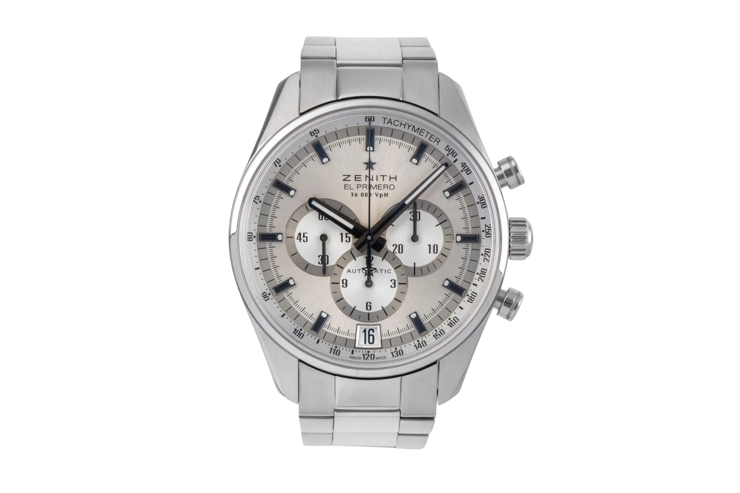 Zenith El Primero chronograph steel automatic men's watch 03.2040.400  [2501783] - Image 5