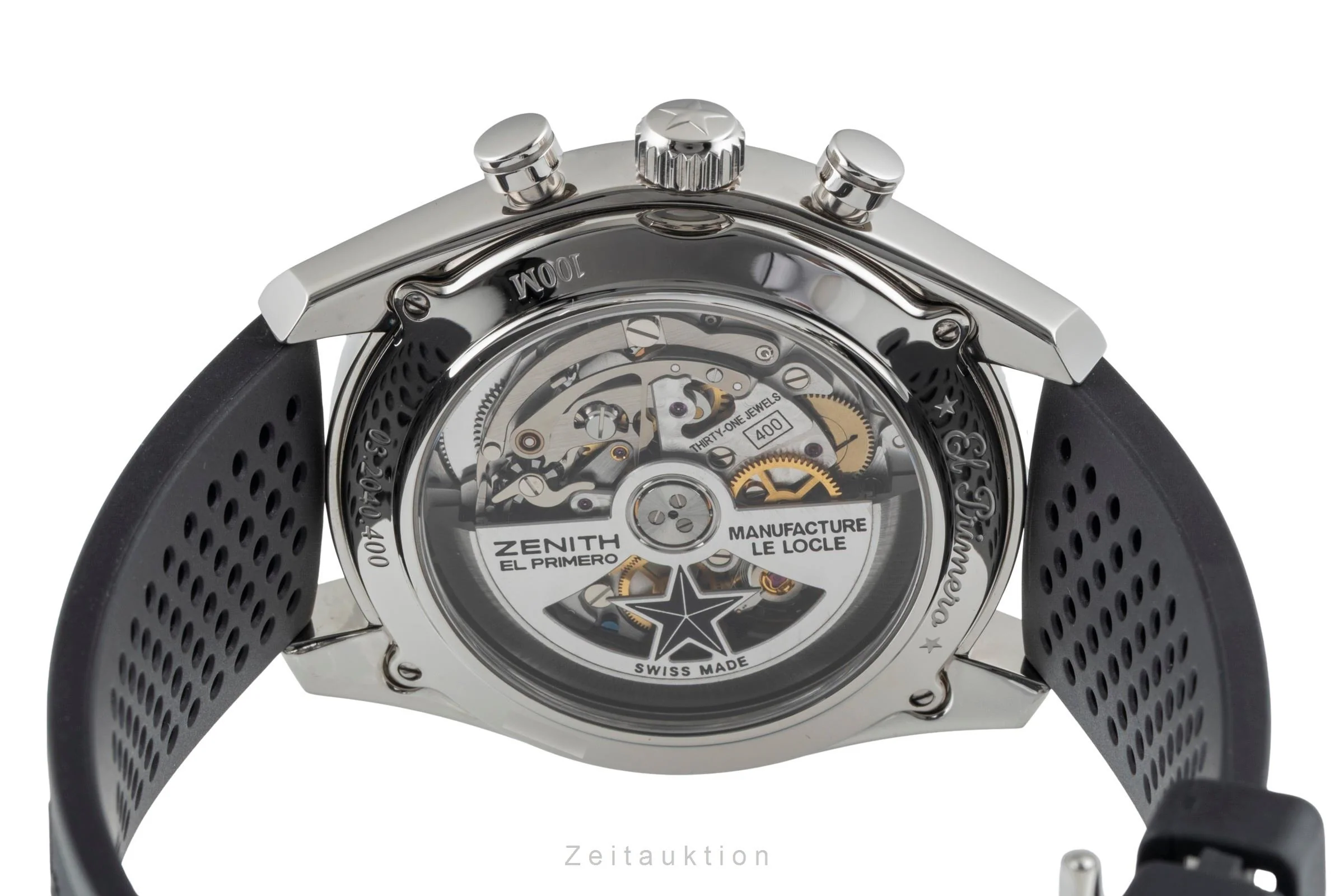 Zenith El Primero chronograph steel automatic men's watch 03.2040.400/69.C494  [2600575] - Image 12