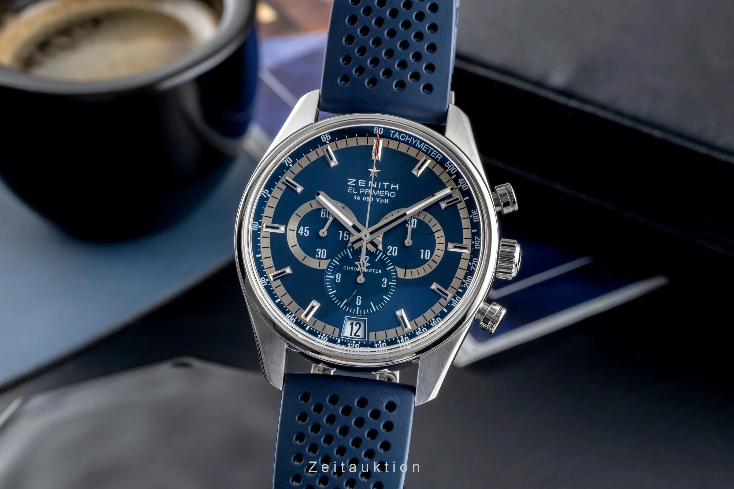 Zenith El Primero chronograph steel automatic men's watch 03.2041.400/51.C496	 Limited  [2504346] - Image 2