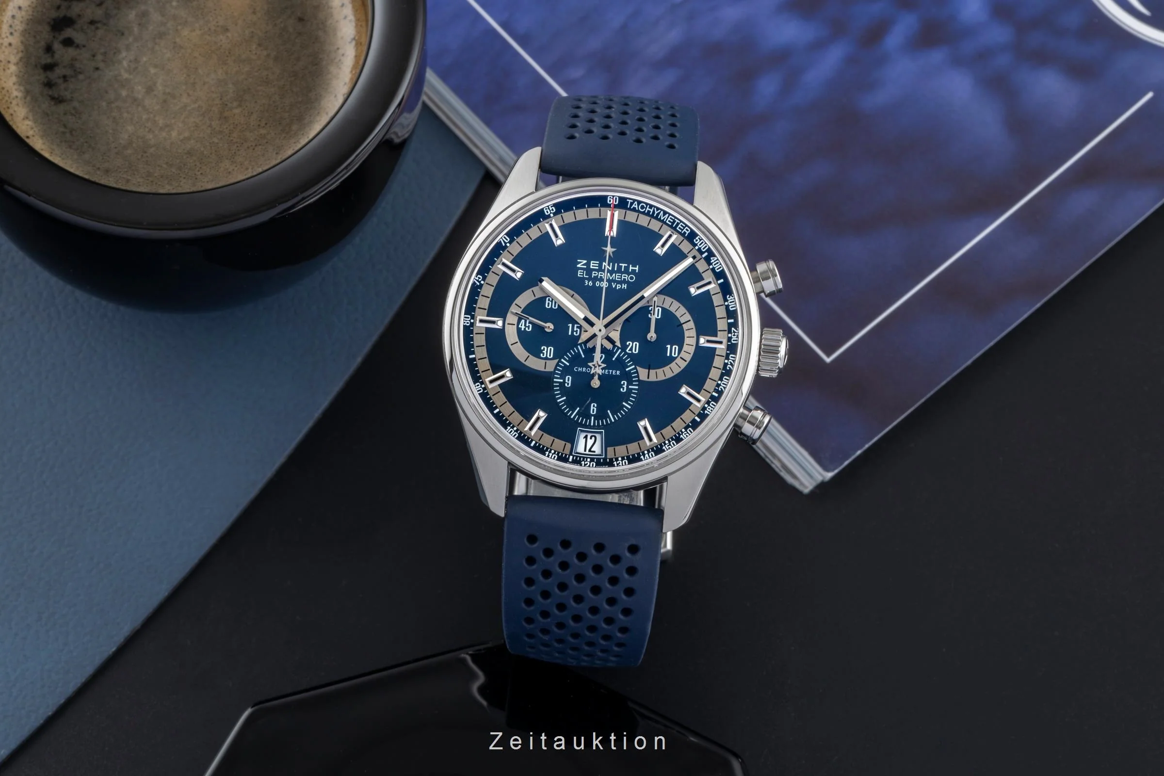Zenith El Primero chronograph steel automatic men's watch 03.2041.400/51.C496	 Limited  [2504346] - Image 4