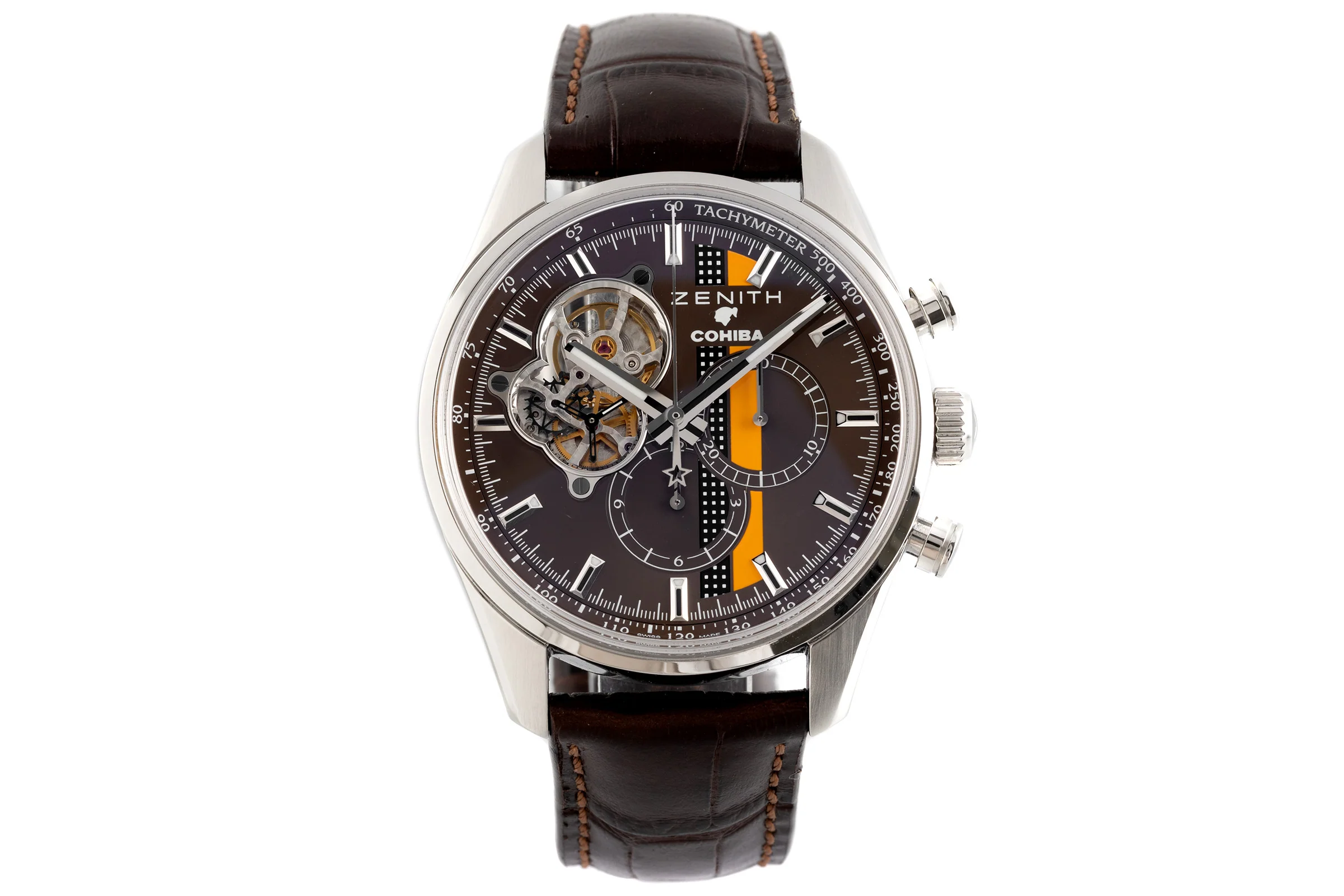 Zenith El Primero chronograph steel automatic men's watch 03.2047.4061/ 76.C494 Limited  [2103488] - Image 4