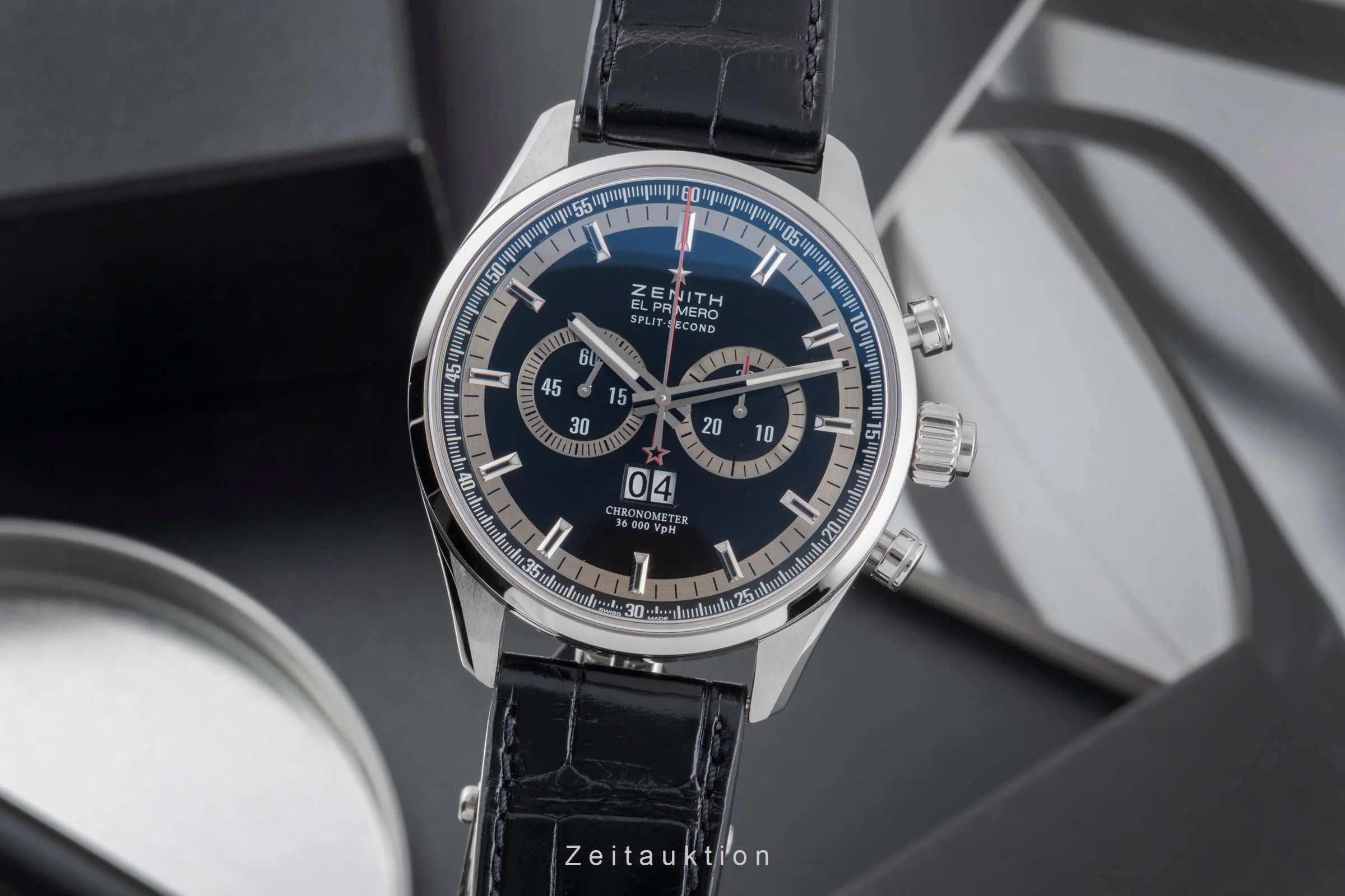 Zenith El Primero chronograph steel automatic men's watch 03.2050.4026/91.C714  [2506681] - Image 2