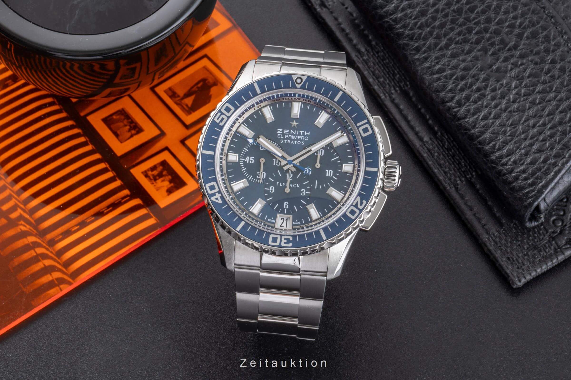 Zenith El Primero chronograph steel automatic men's watch 03.2067.405/51.M2060  [2406693] - Image 3