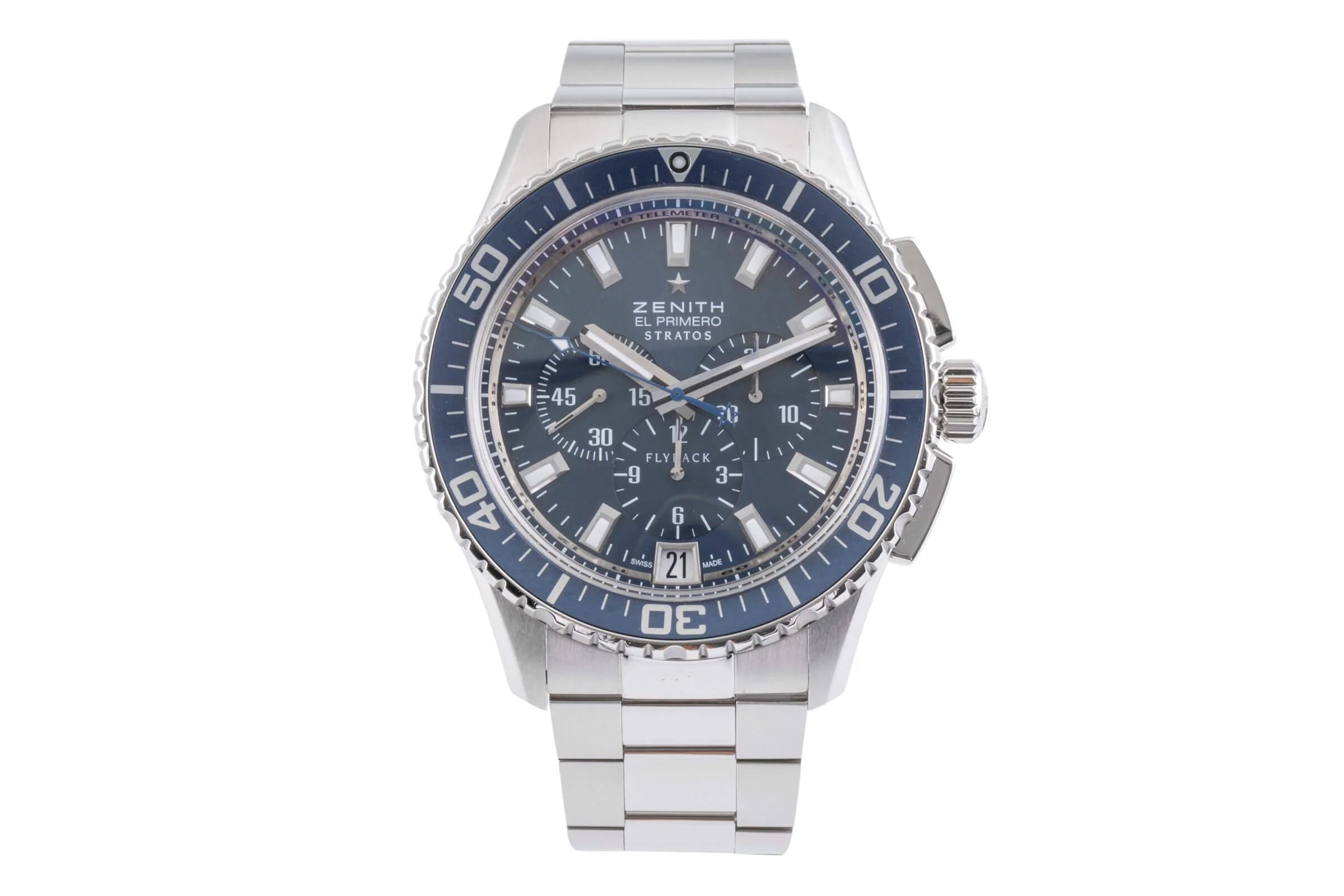 Zenith El Primero chronograph steel automatic men's watch 03.2067.405/51.M2060  [2406693] - Image 4