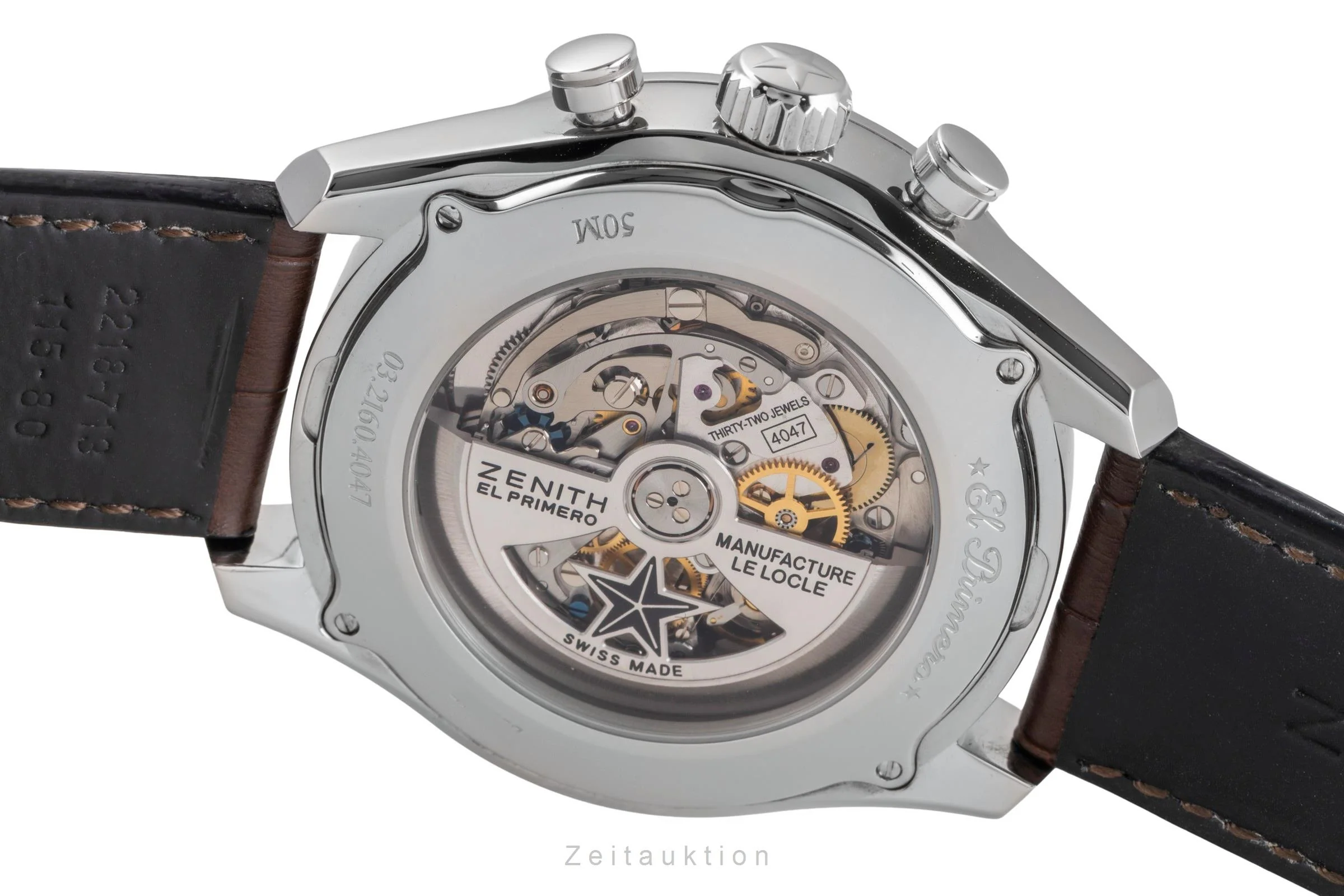 Zenith El Primero chronograph steel automatic men's watch 03.2160.4047/02.C713  [2505298] - Image 12