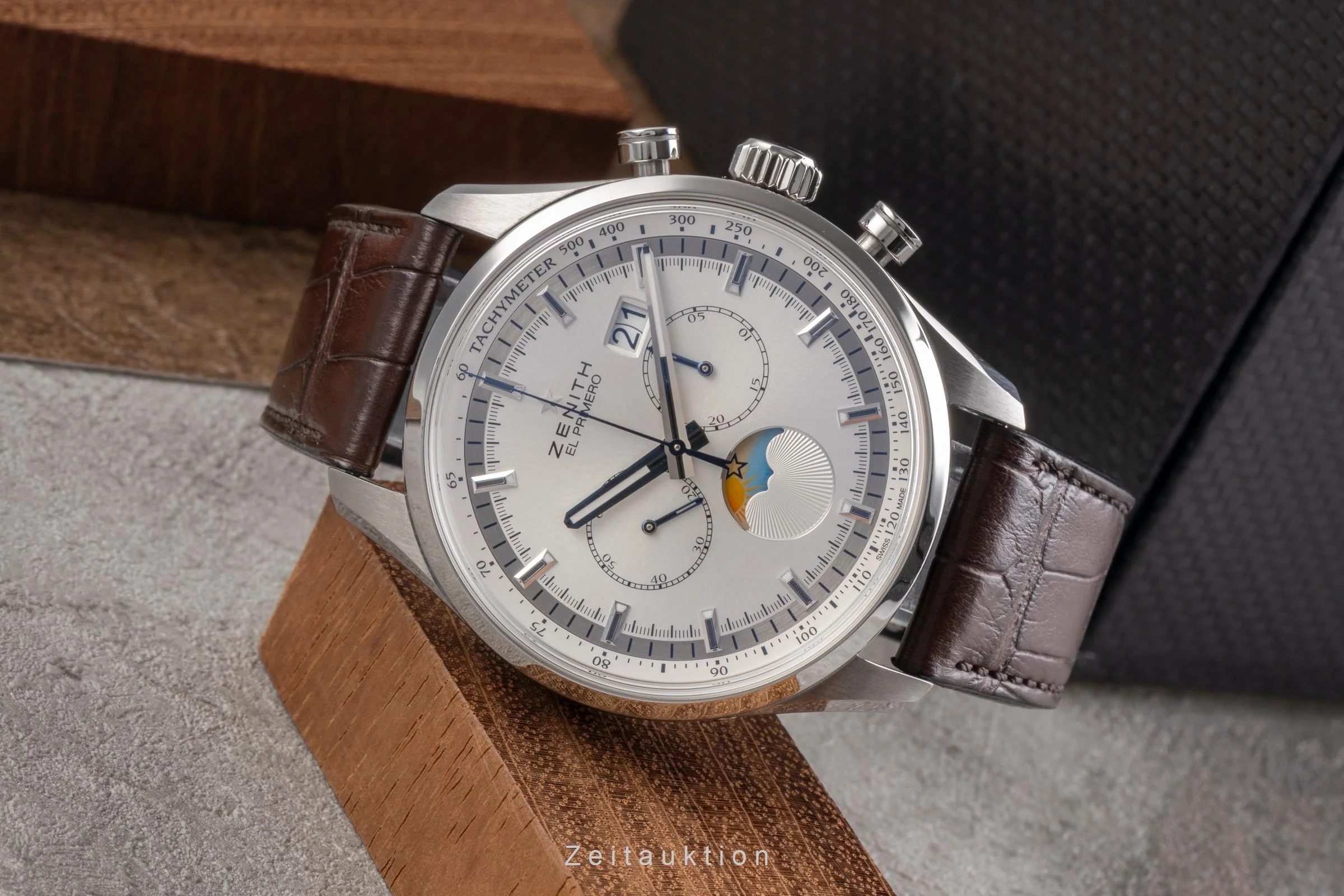 Zenith El Primero chronograph steel automatic men's watch 03.2160.4047/02.C713  [2505298] - Image 3