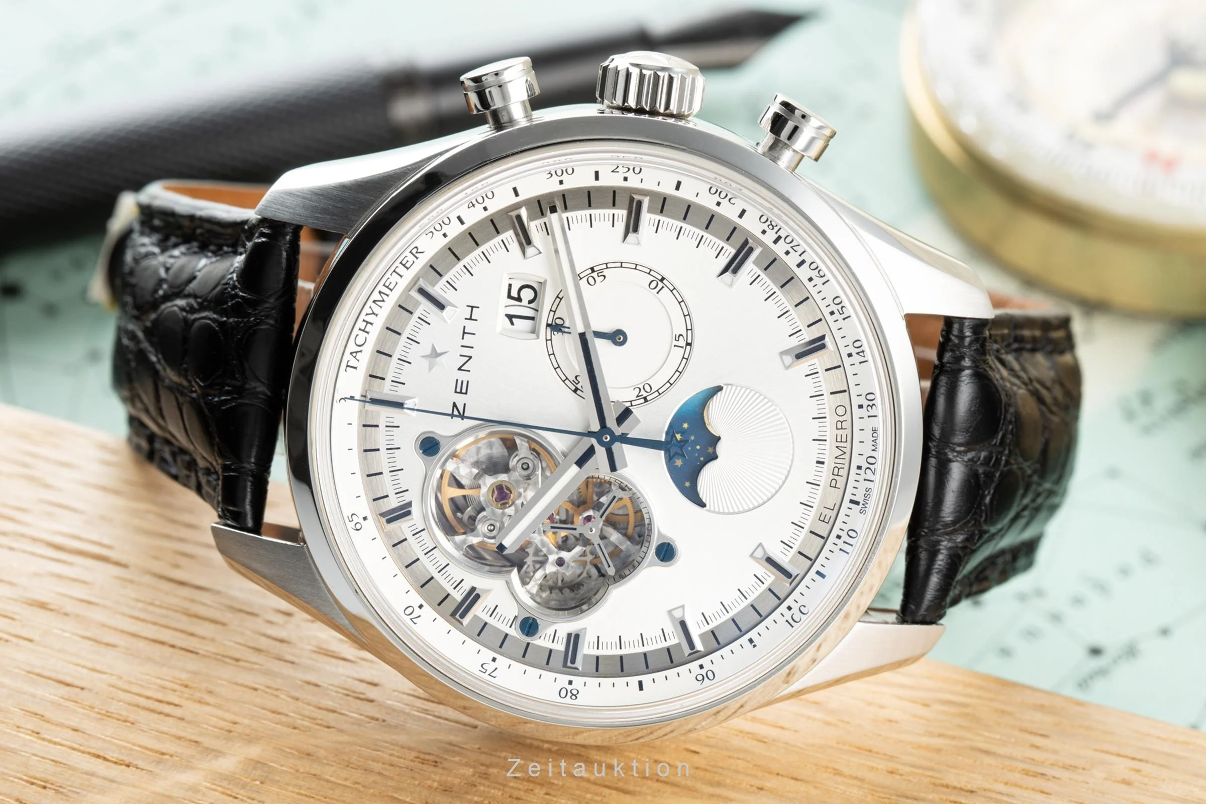 Zenith El Primero chronograph steel automatic men's watch 03.2160.4047 LP: 10100EUR  [2201512] - Image 2