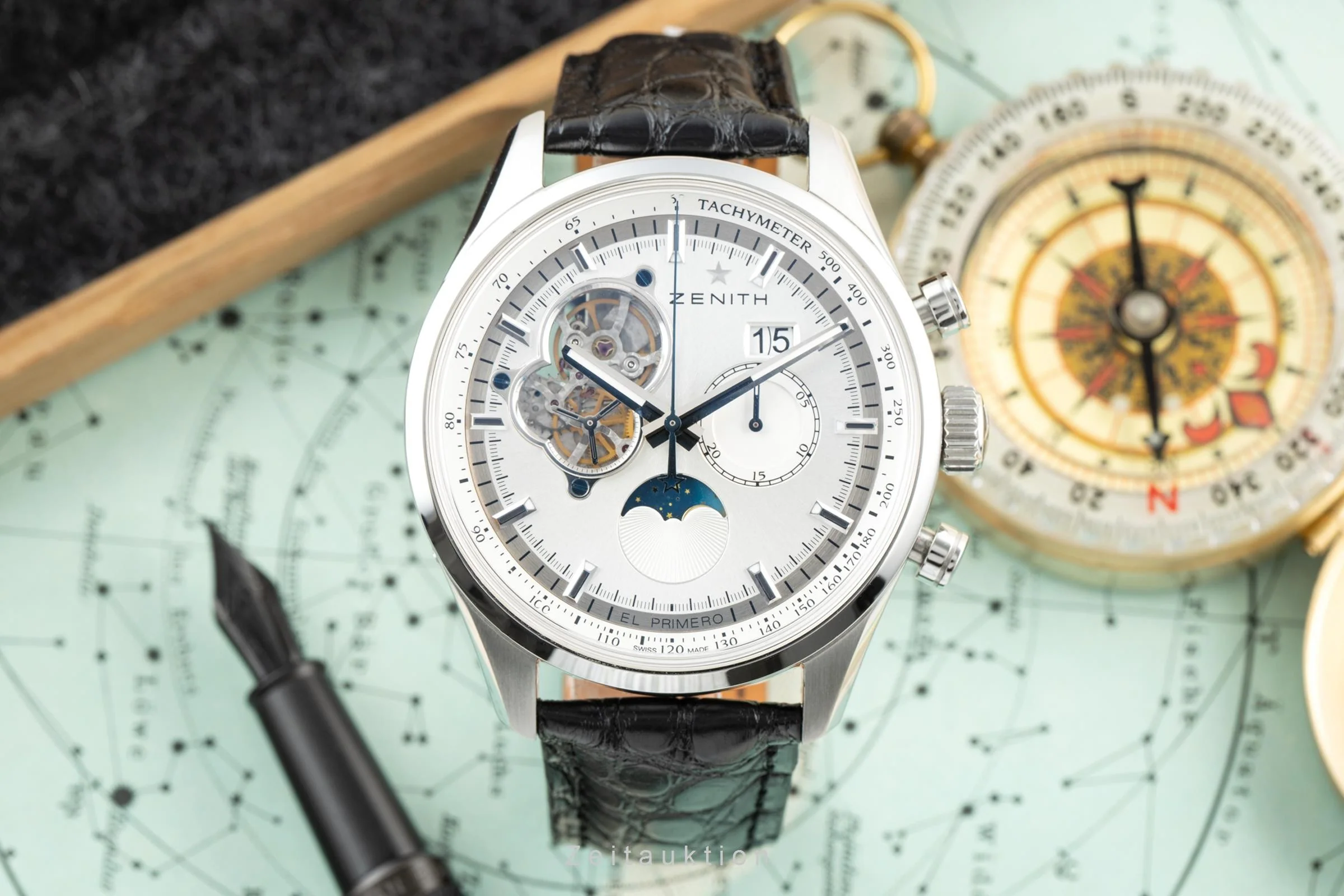 Zenith El Primero chronograph steel automatic men's watch 03.2160.4047 LP: 10100EUR  [2201512] - Image 3