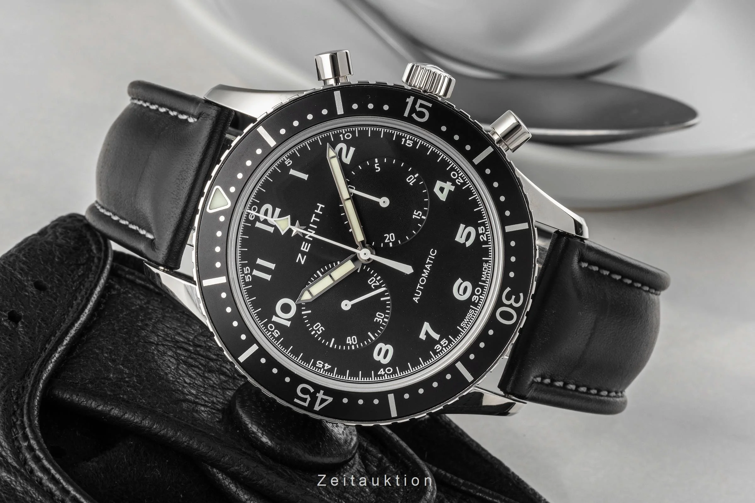 Zenith El Primero chronograph steel automatic men's watch 03.2240.4069/21.C774  [2400063] - Image 2