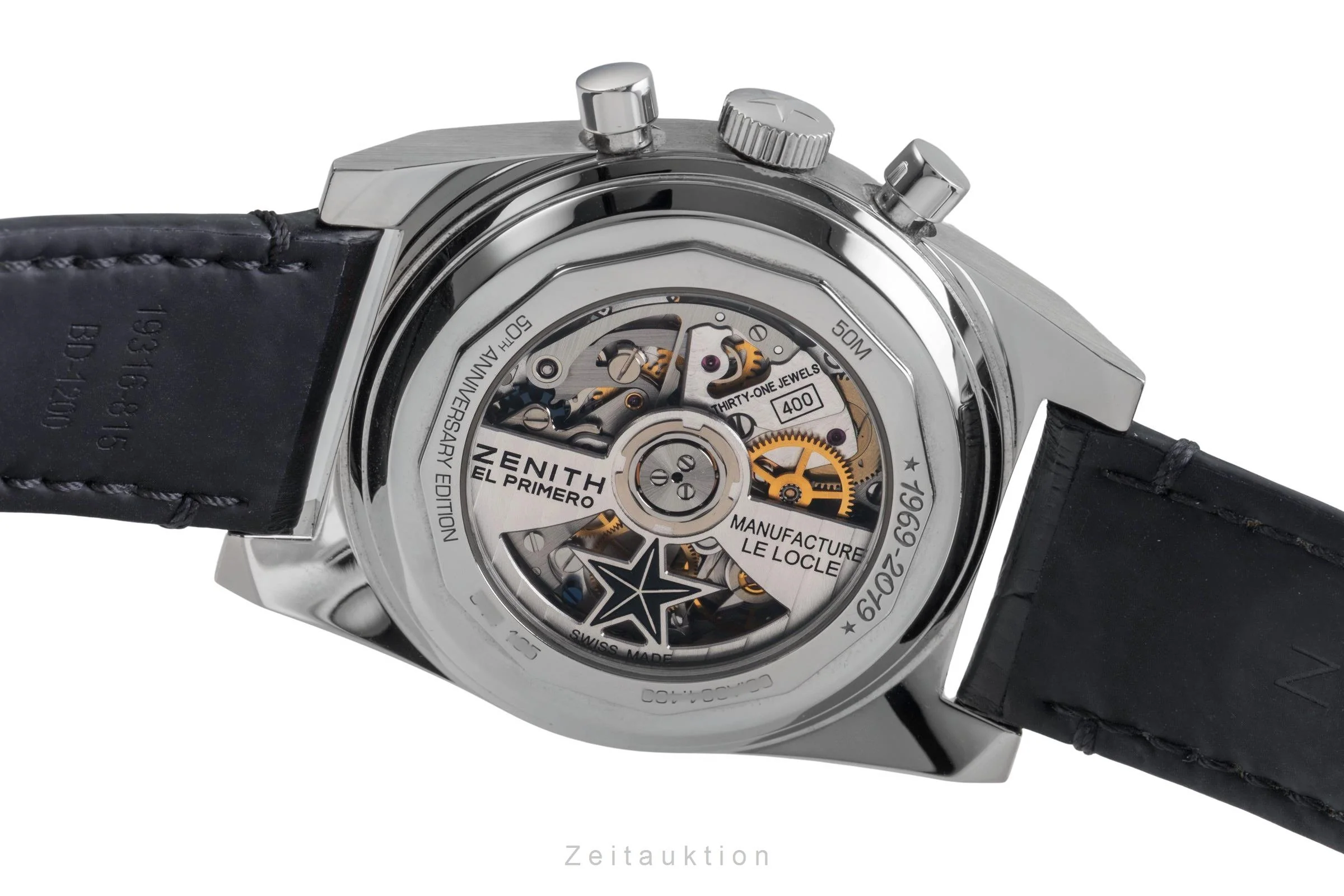 Zenith El Primero chronograph steel automatic men's watch 03.A384.400/21.C815 LP: 9300EUR  [2503131] - Image 12