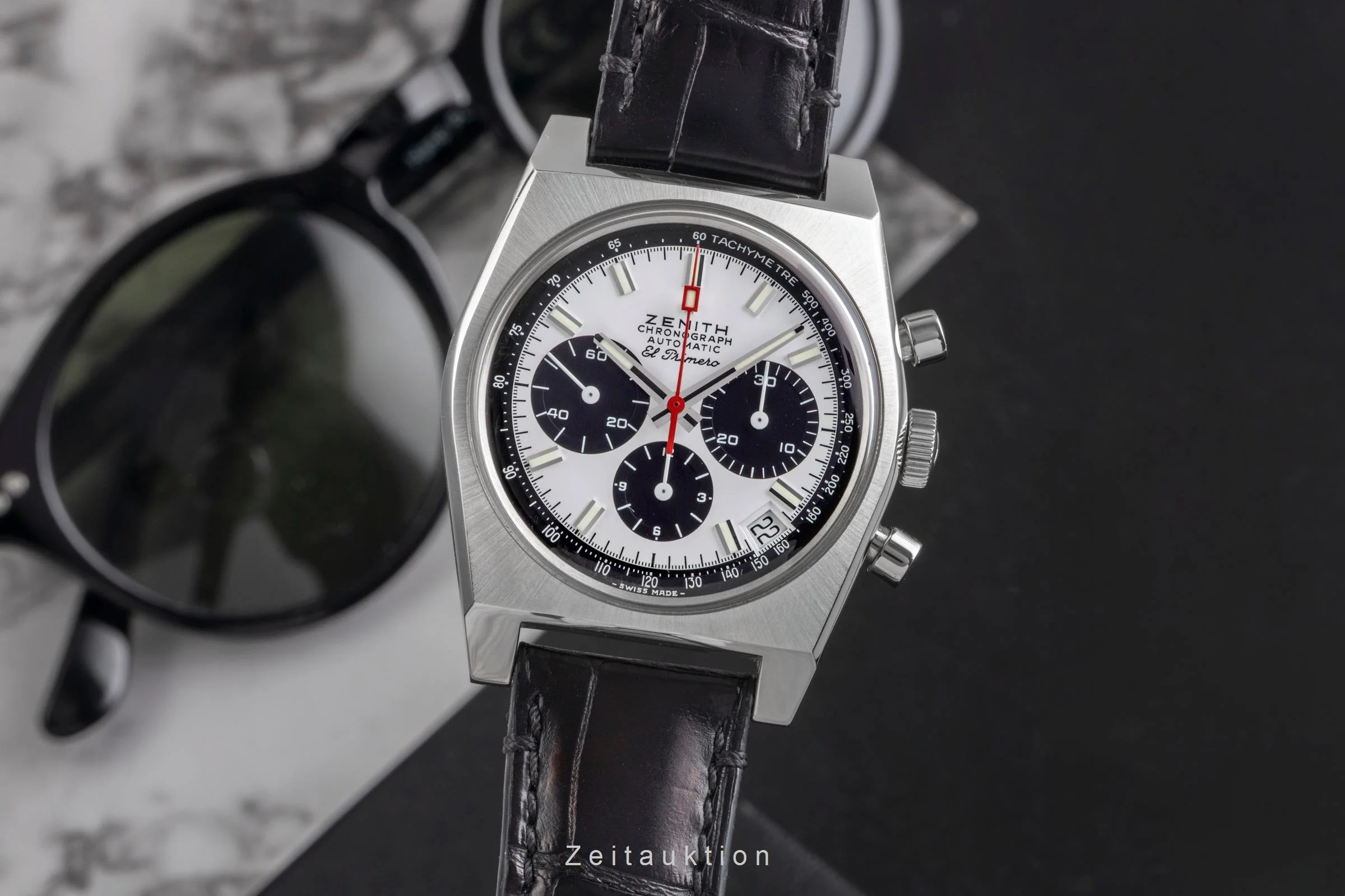 Zenith El Primero chronograph steel automatic men's watch 03.A384.400/21.C815 LP: 9300EUR  [2503131] - Image 2