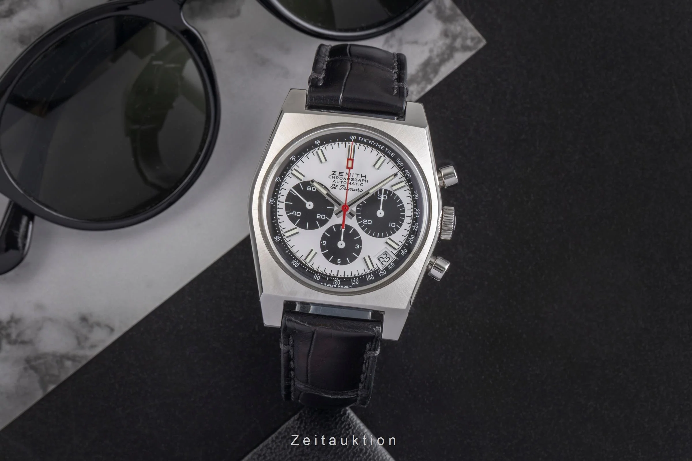 Zenith El Primero chronograph steel automatic men's watch 03.A384.400/21.C815 LP: 9300EUR  [2503131] - Image 4