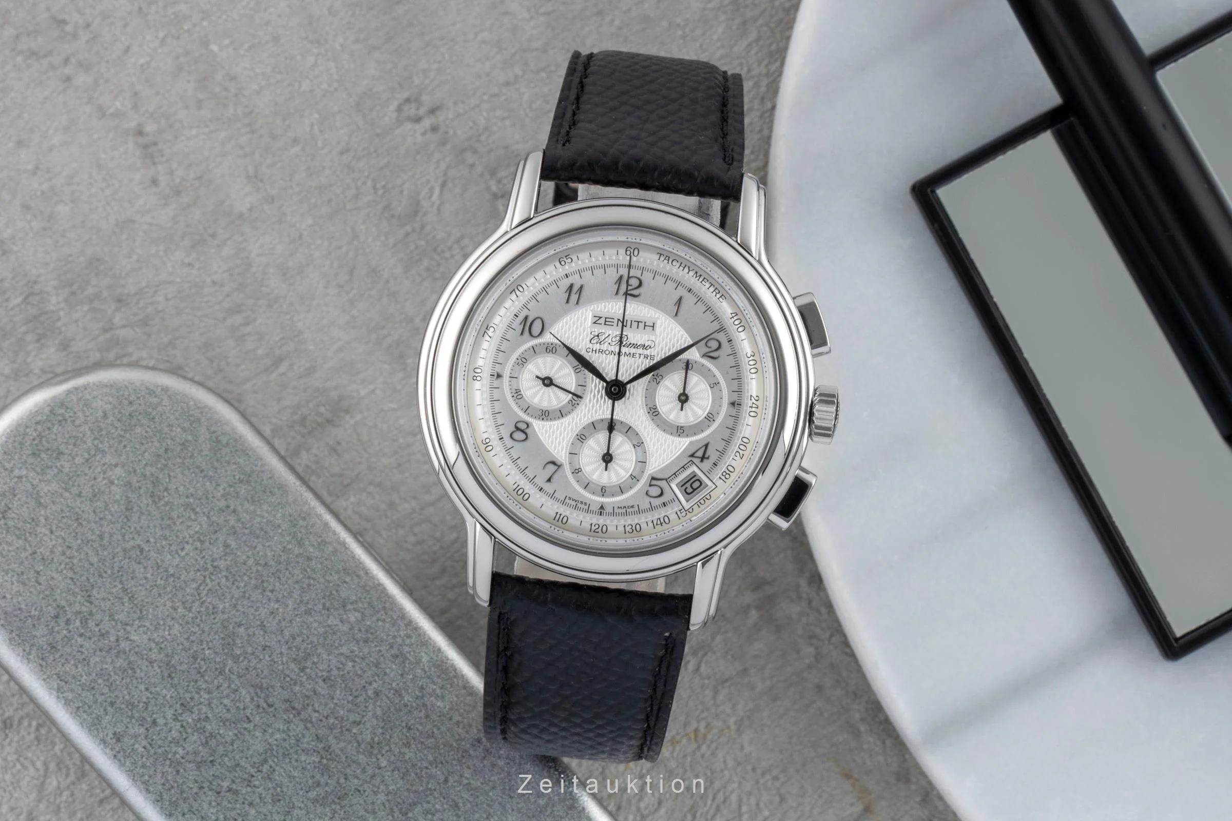 Zenith El Primero chronograph steel automatic men's watch 14/01.0240.400  [2505799] - Image 4