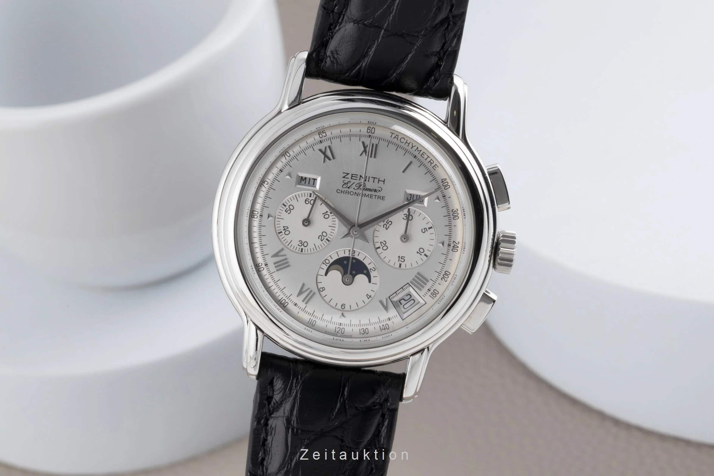 Zenith El Primero chronograph steel automatic men's watch 14/01.0240.410  [2503616] - Image 2