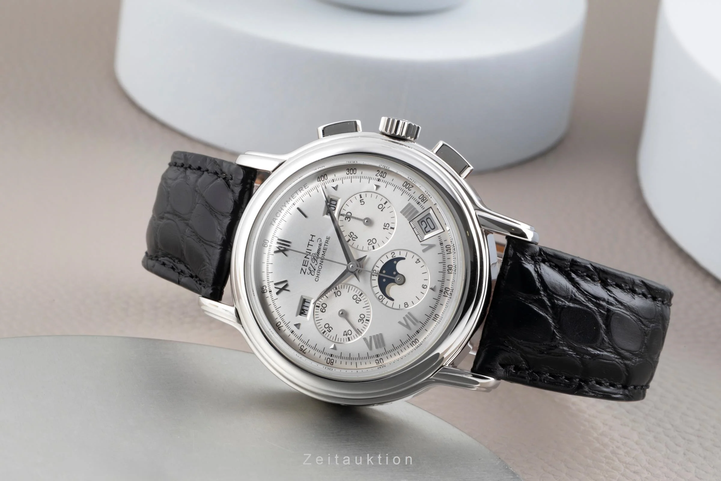 Zenith El Primero chronograph steel automatic men's watch 14/01.0240.410  [2503616] - Image 3