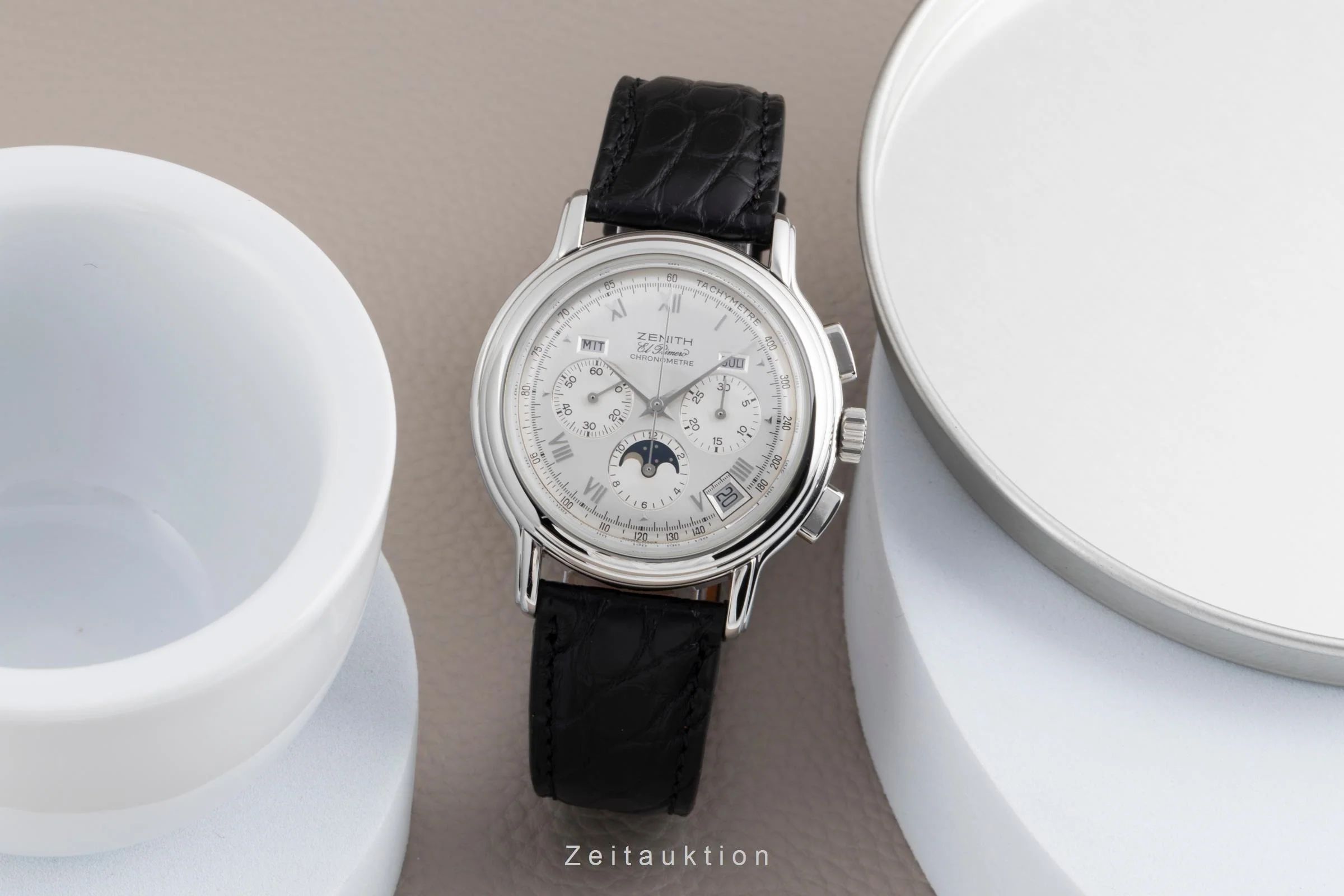 Zenith El Primero chronograph steel automatic men's watch 14/01.0240.410  [2503616] - Image 4