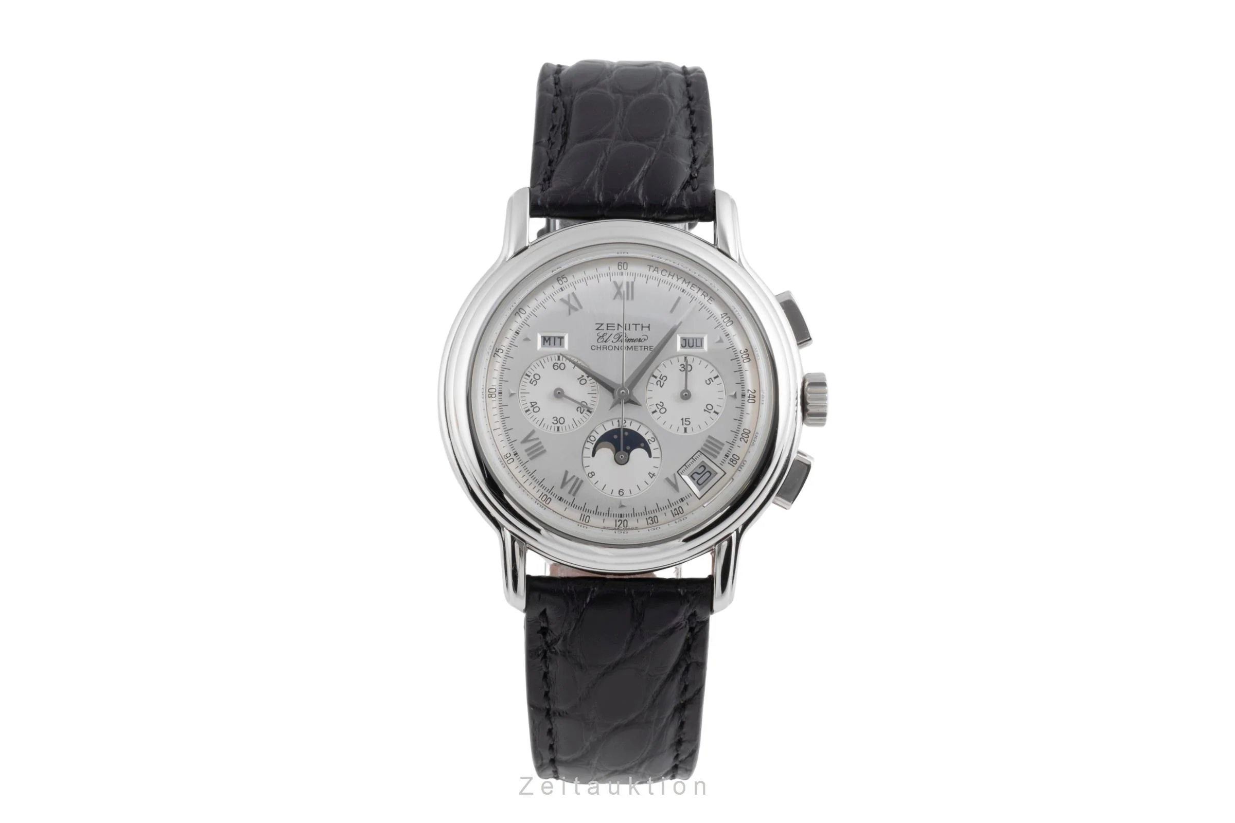 Zenith El Primero chronograph steel automatic men's watch 14/01.0240.410  [2503616] - Image 5