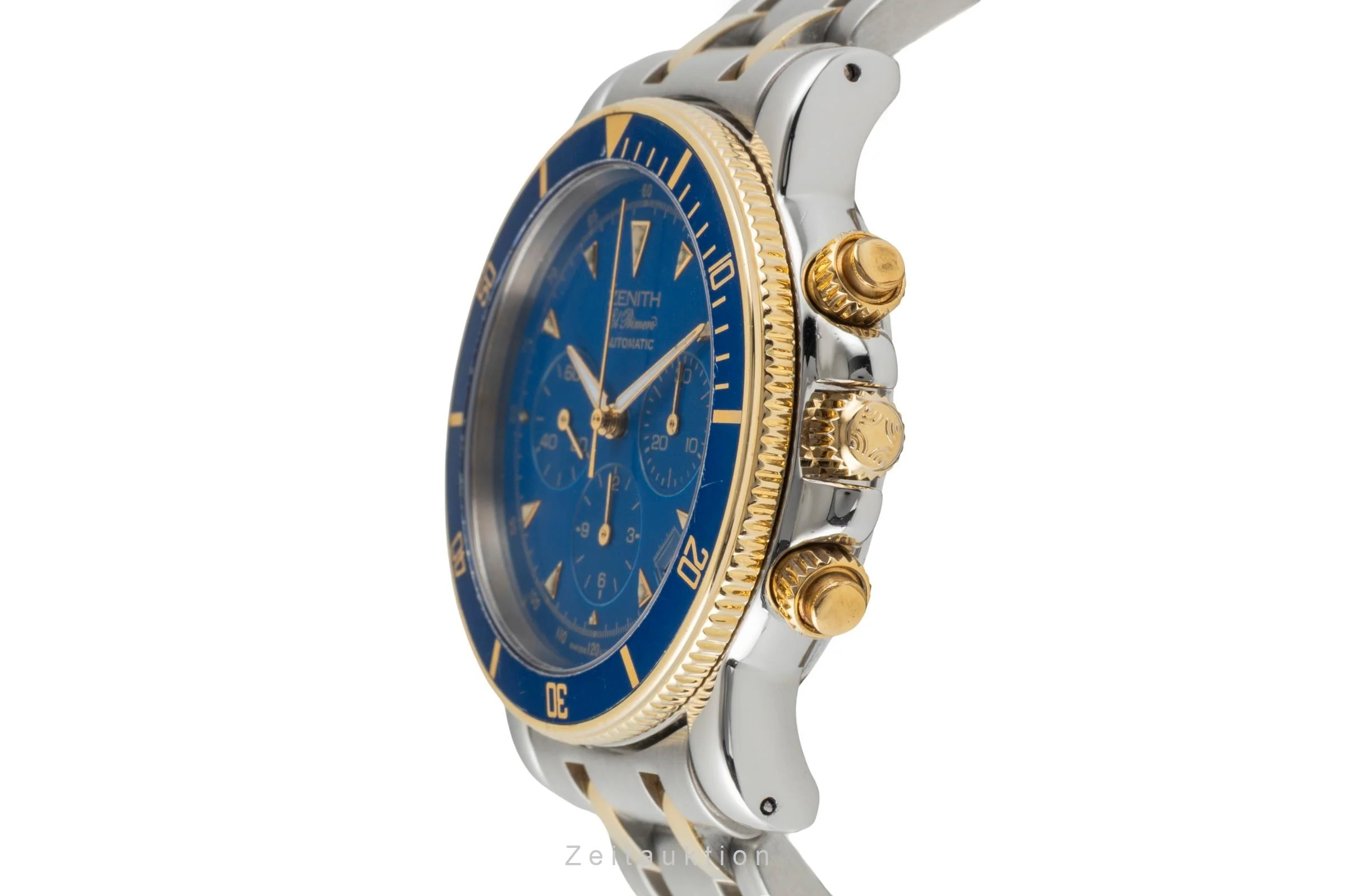Zenith El Primero chronograph steel / gold automatic men's watch 53-0370-400  [2506369] - Image 7